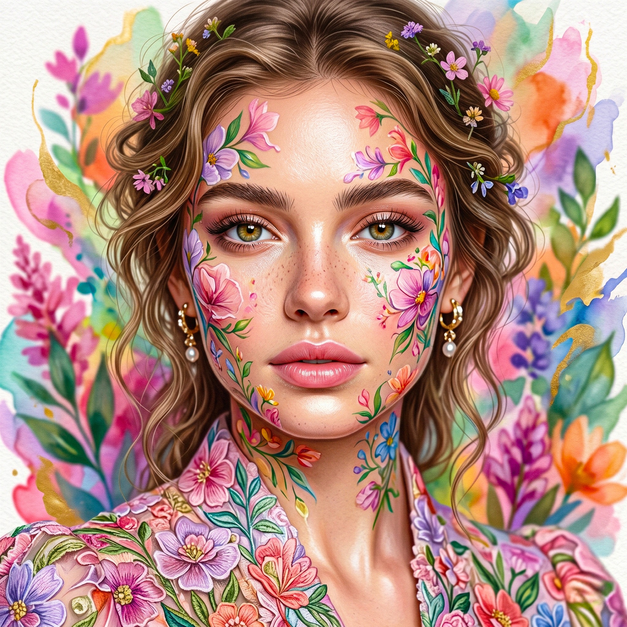 Flower Portrait jigsaw puzzle by Beauty Art