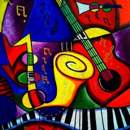 Abstract Instruments Art jigsaw puzzle by Gotiva