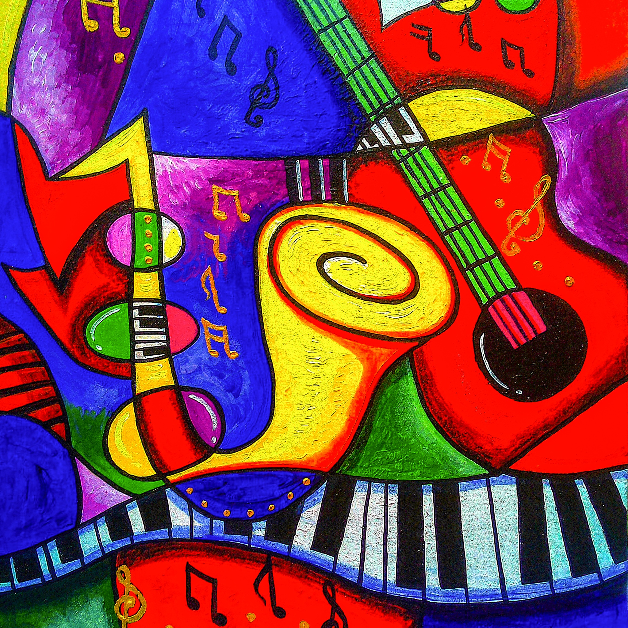 Abstract Instruments Art jigsaw puzzle by Gotiva