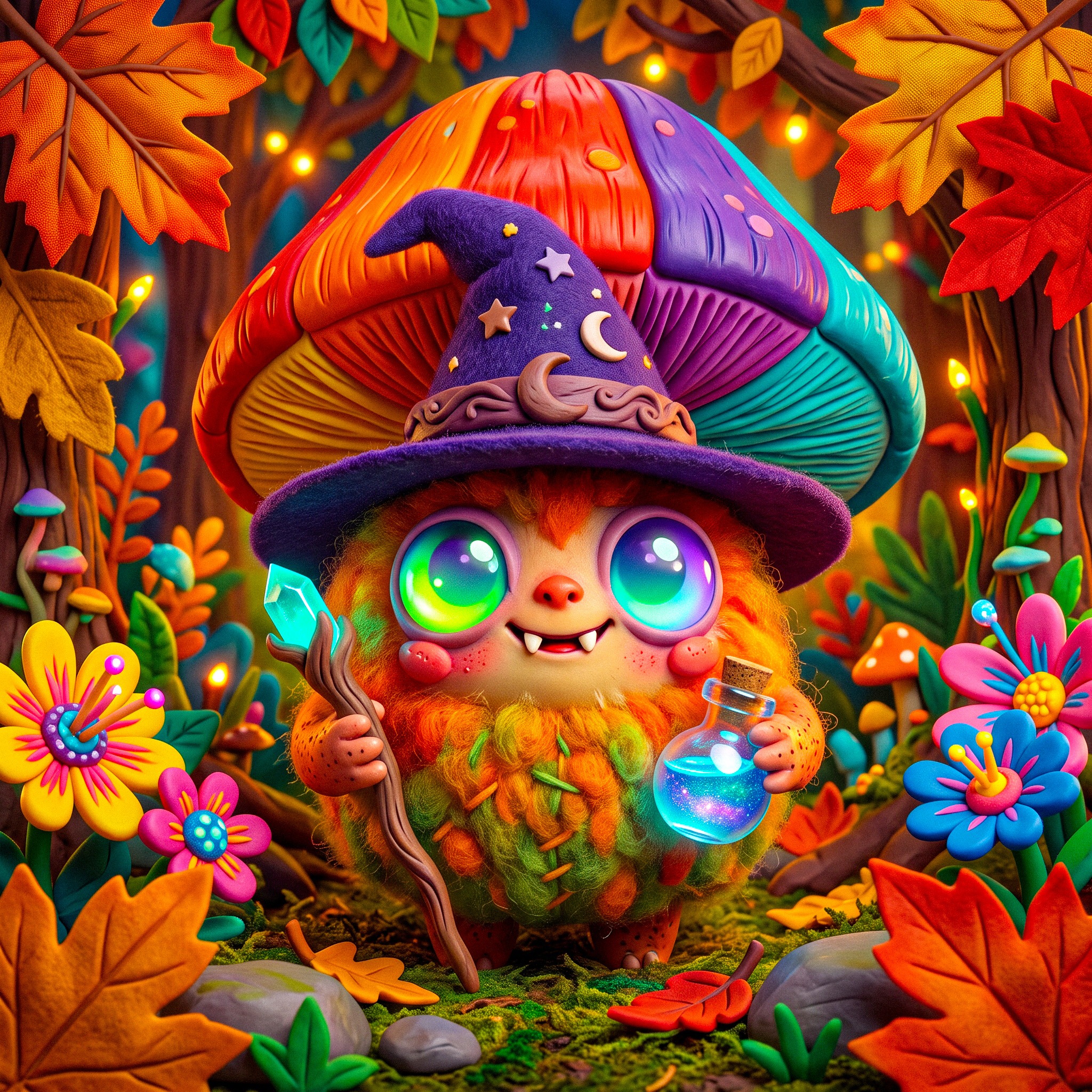 Autumn Gnome jigsaw puzzle by Soft Haunt