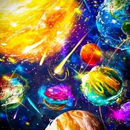 Space Comet jigsaw puzzle by Gotiva