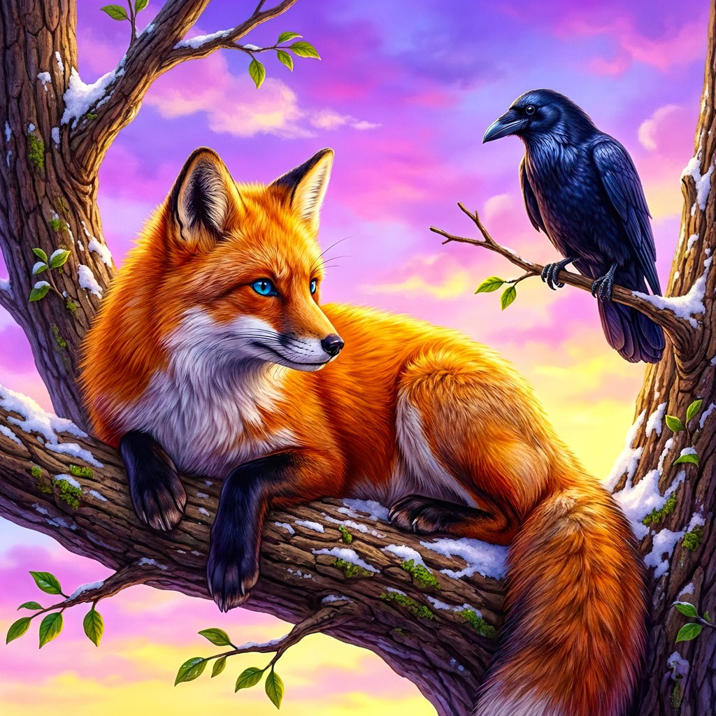 Fox and Raven