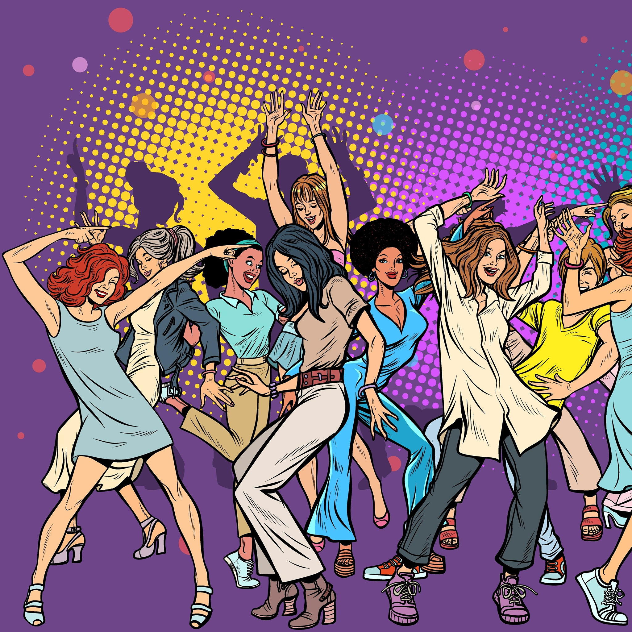 Young people on the party jigsaw puzzle by Gotiva