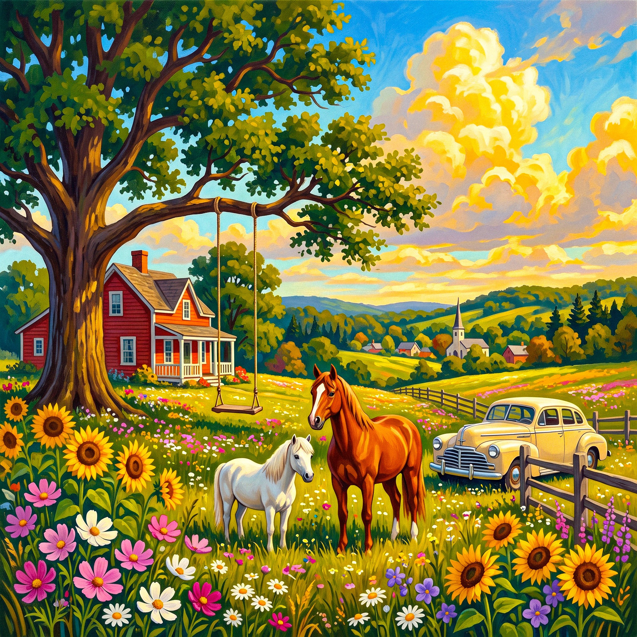 Horse Home jigsaw puzzle by Classic Art Jenny
