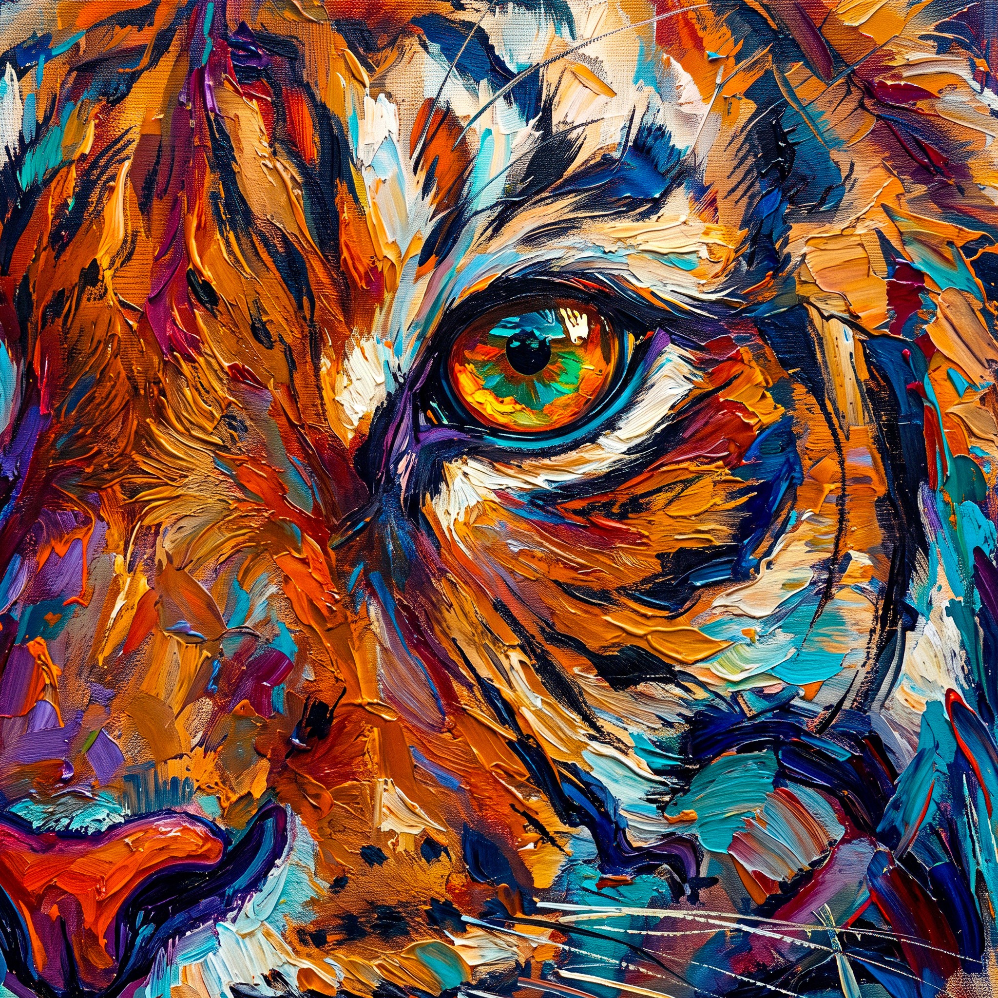 Eye of a Tiger jigsaw puzzle by Gotiva
