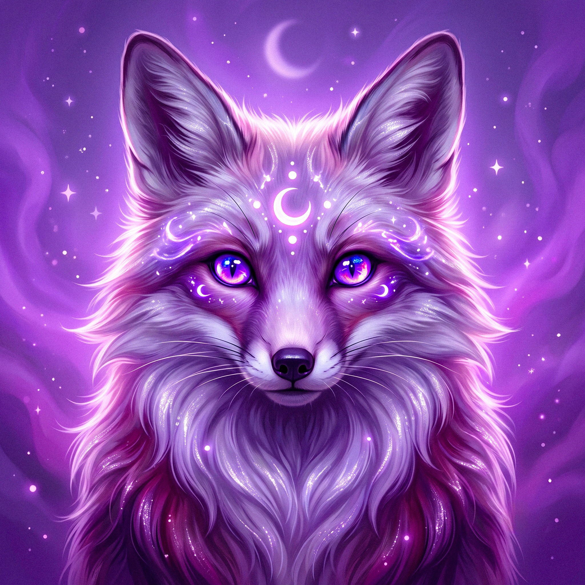 Violet Fox jigsaw puzzle by Gotiva