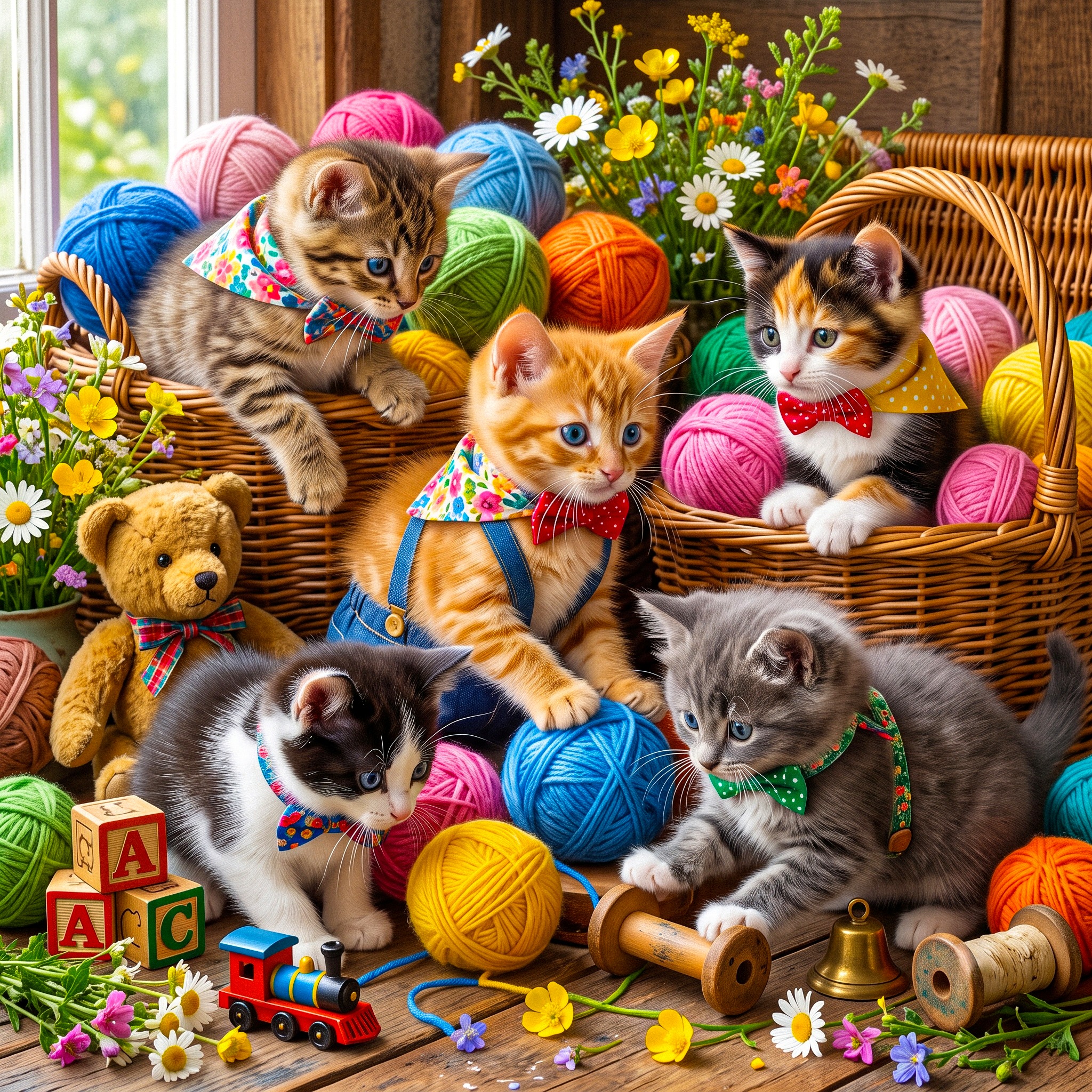 Kitties jigsaw puzzle by Grant Photography