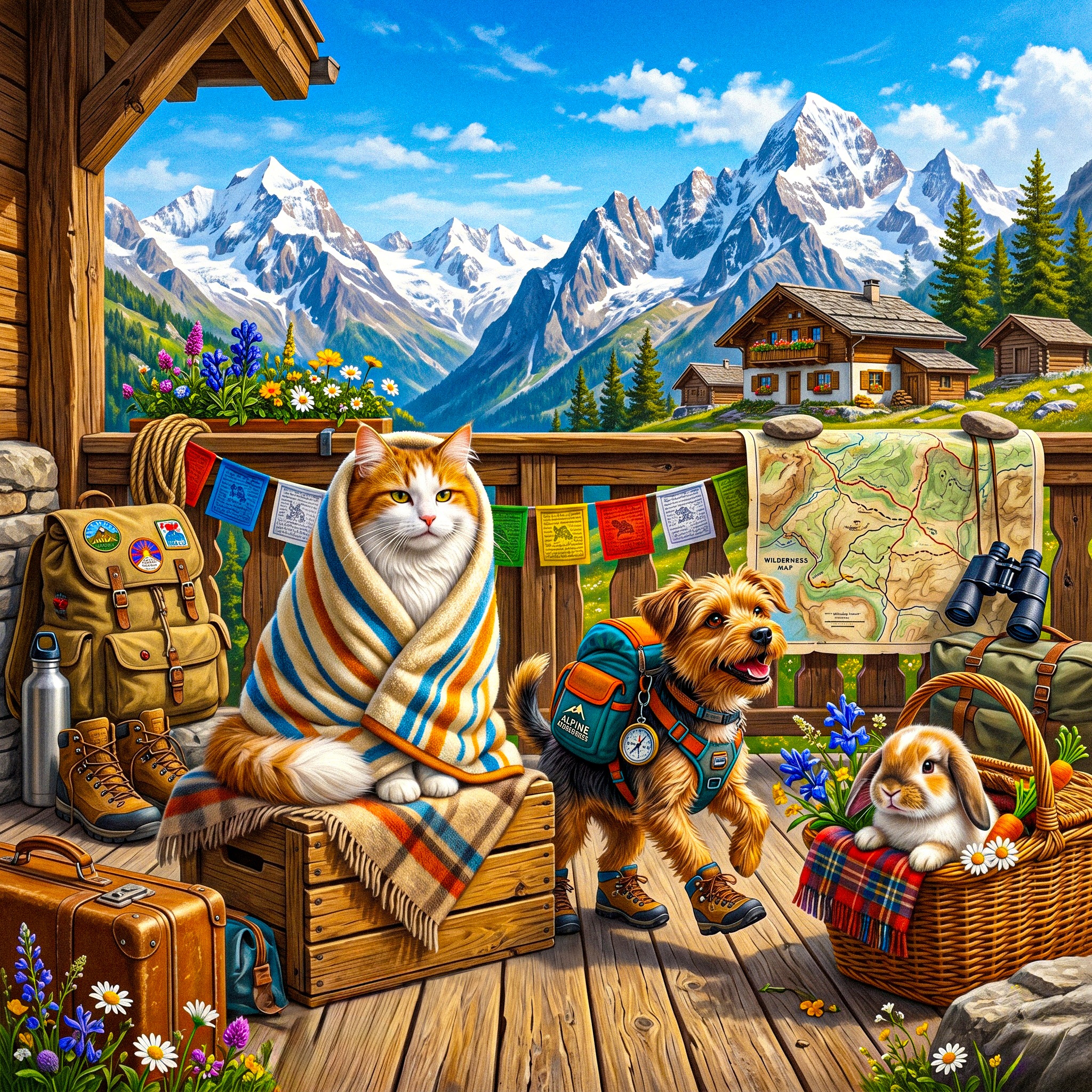 Trip into Mountains jigsaw puzzle by GigglePaws