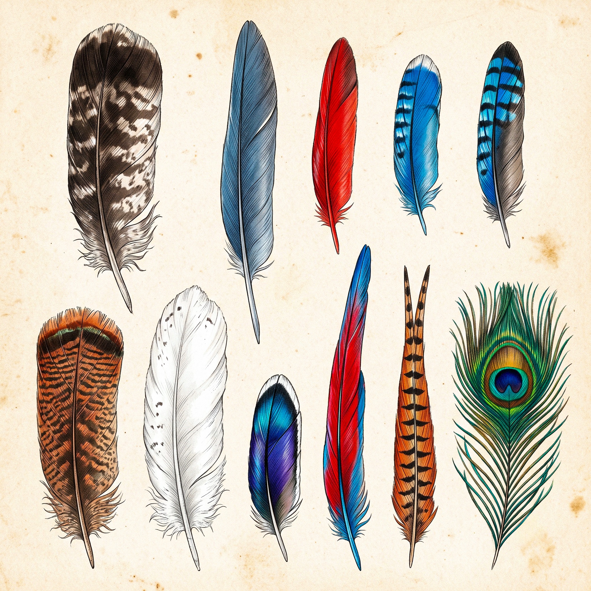 Feathers jigsaw puzzle by John Botanics