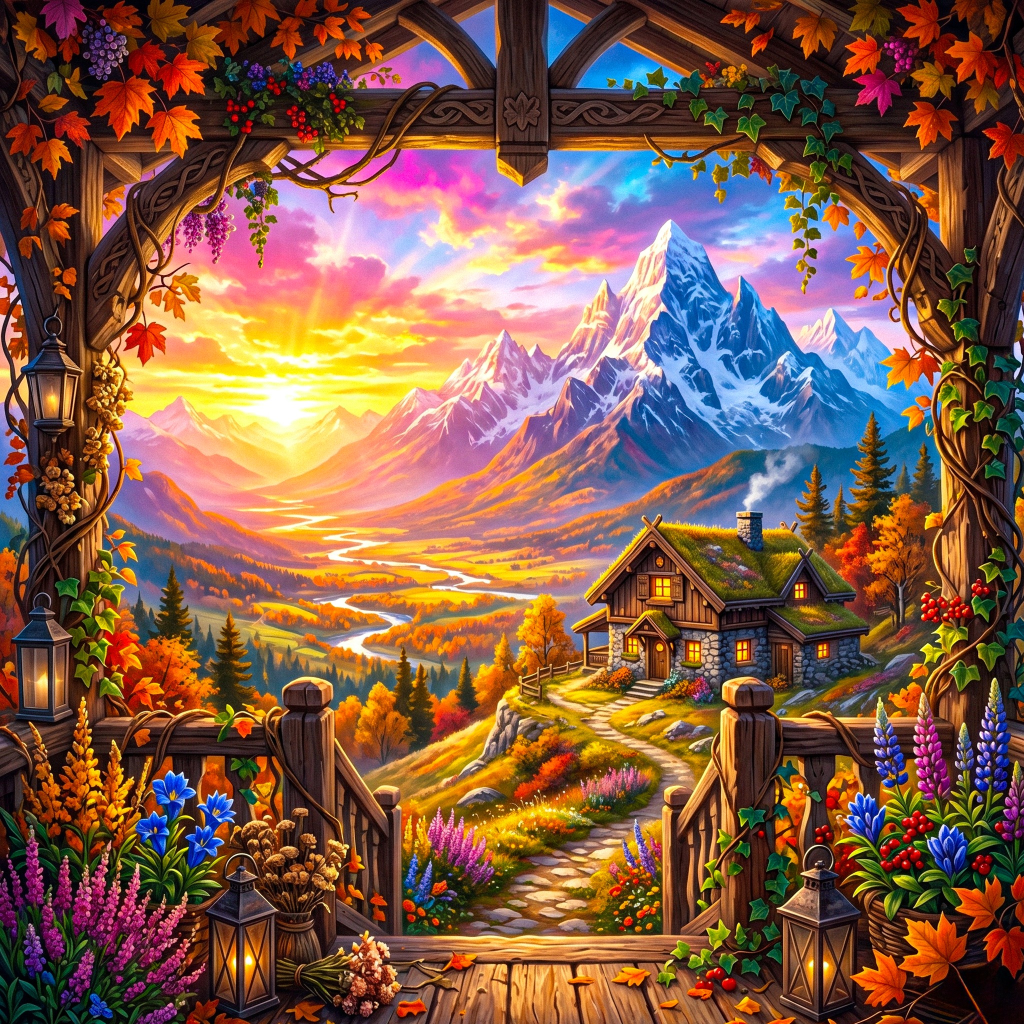 Autumn View jigsaw puzzle by Dream Weaver
