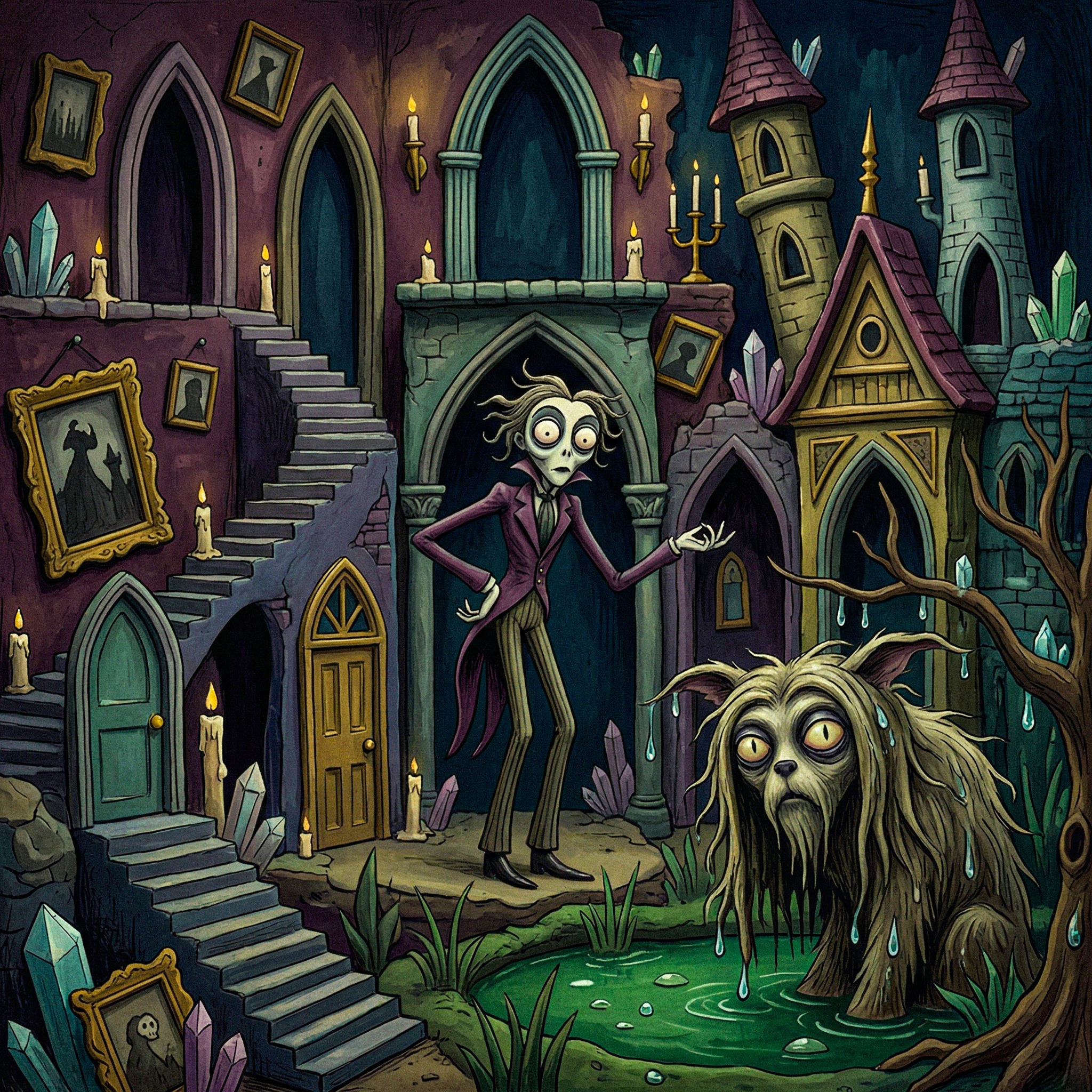 Monster Bath jigsaw puzzle by Soft Haunt