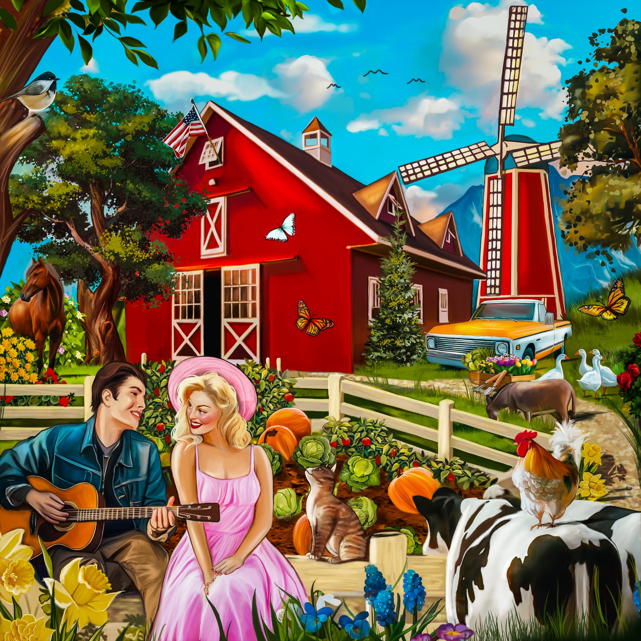 Farm Love jigsaw puzzle by Gotiva