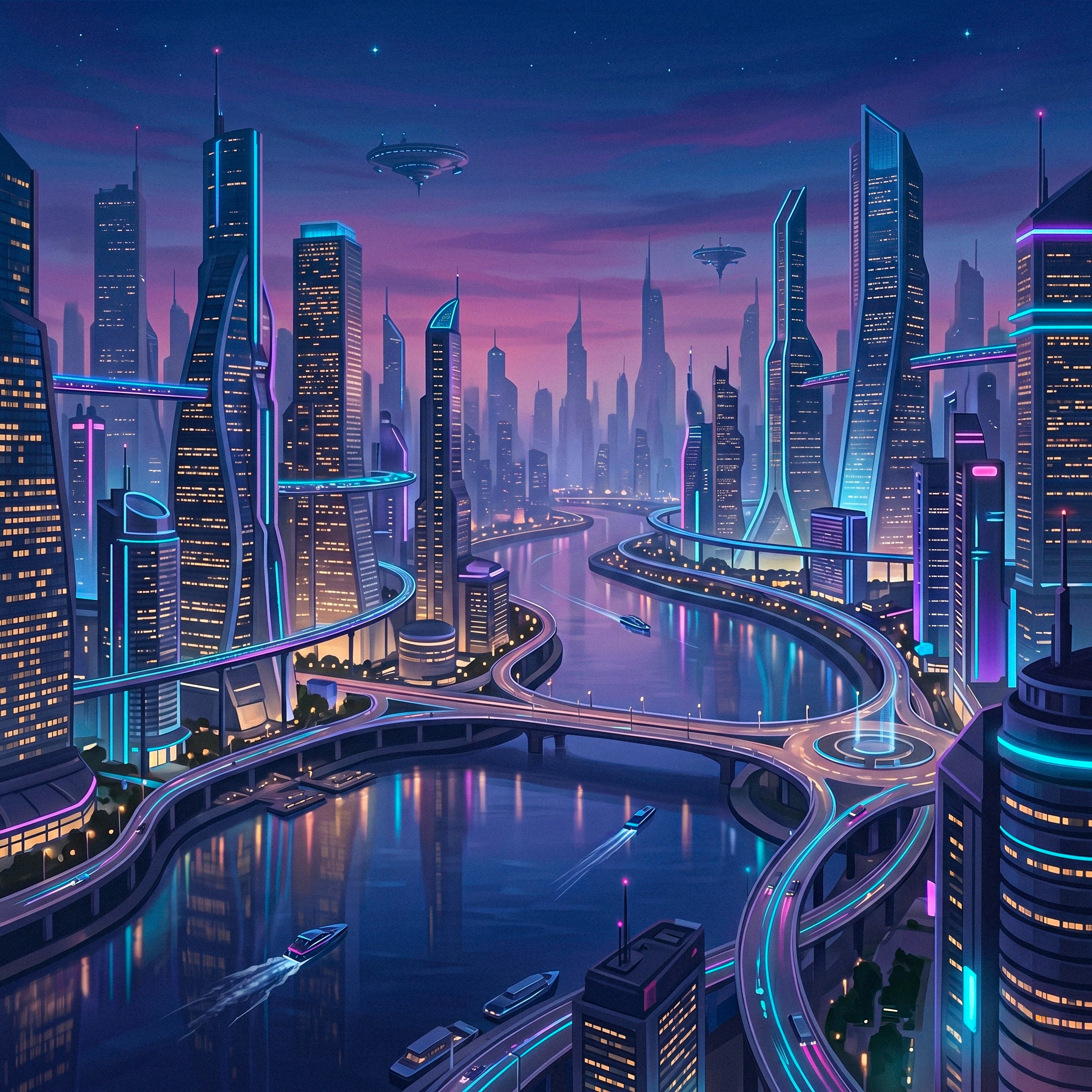 Future City jigsaw puzzle by Gotiva