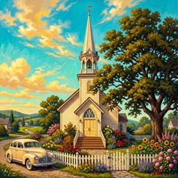 Church jigsaw puzzle by Classic Art Jenny