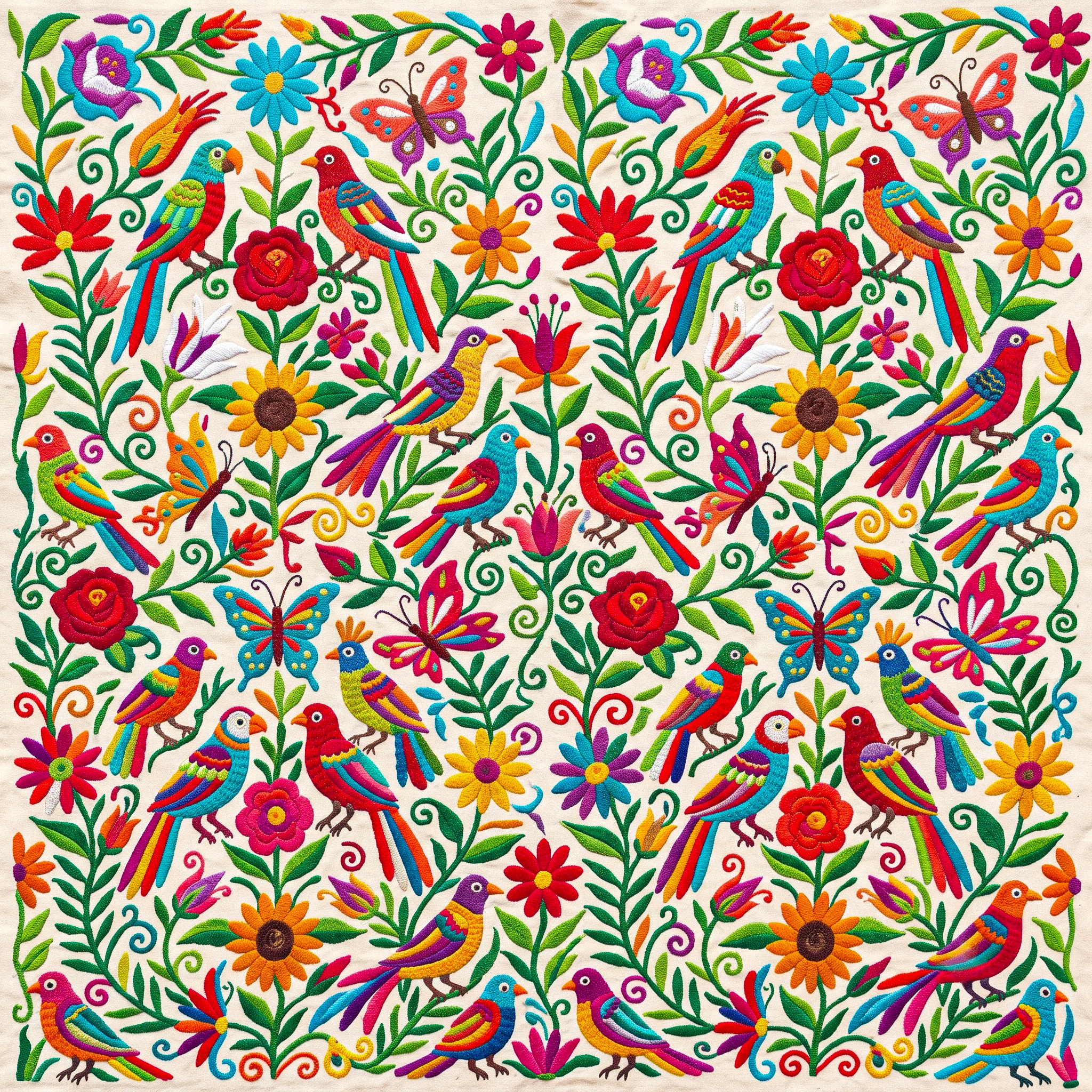 Birds and Flowers jigsaw puzzle by Gotiva