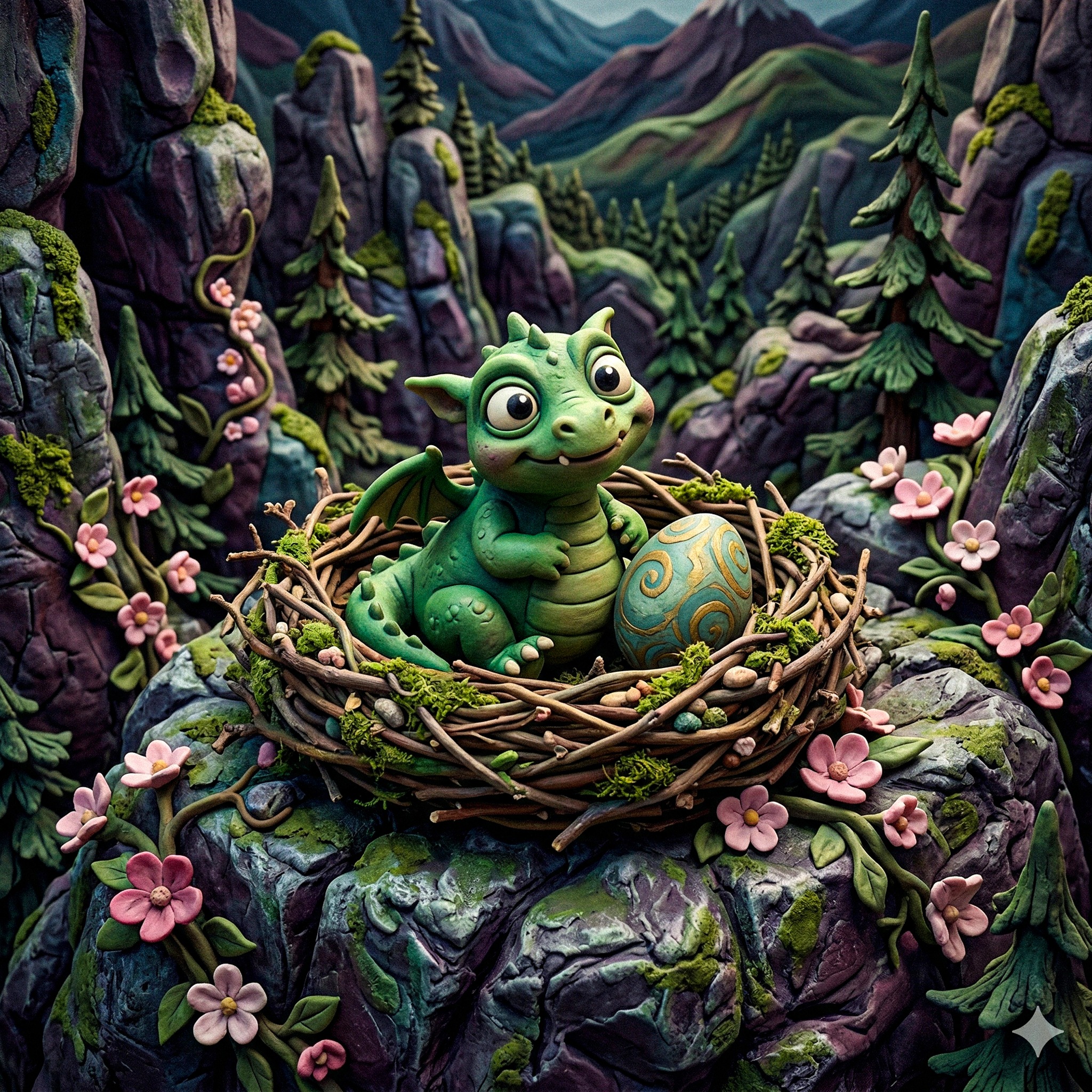 Baby Dragon jigsaw puzzle by Soft Haunt