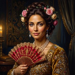 Spanish Queen jigsaw puzzle by Lady Elara