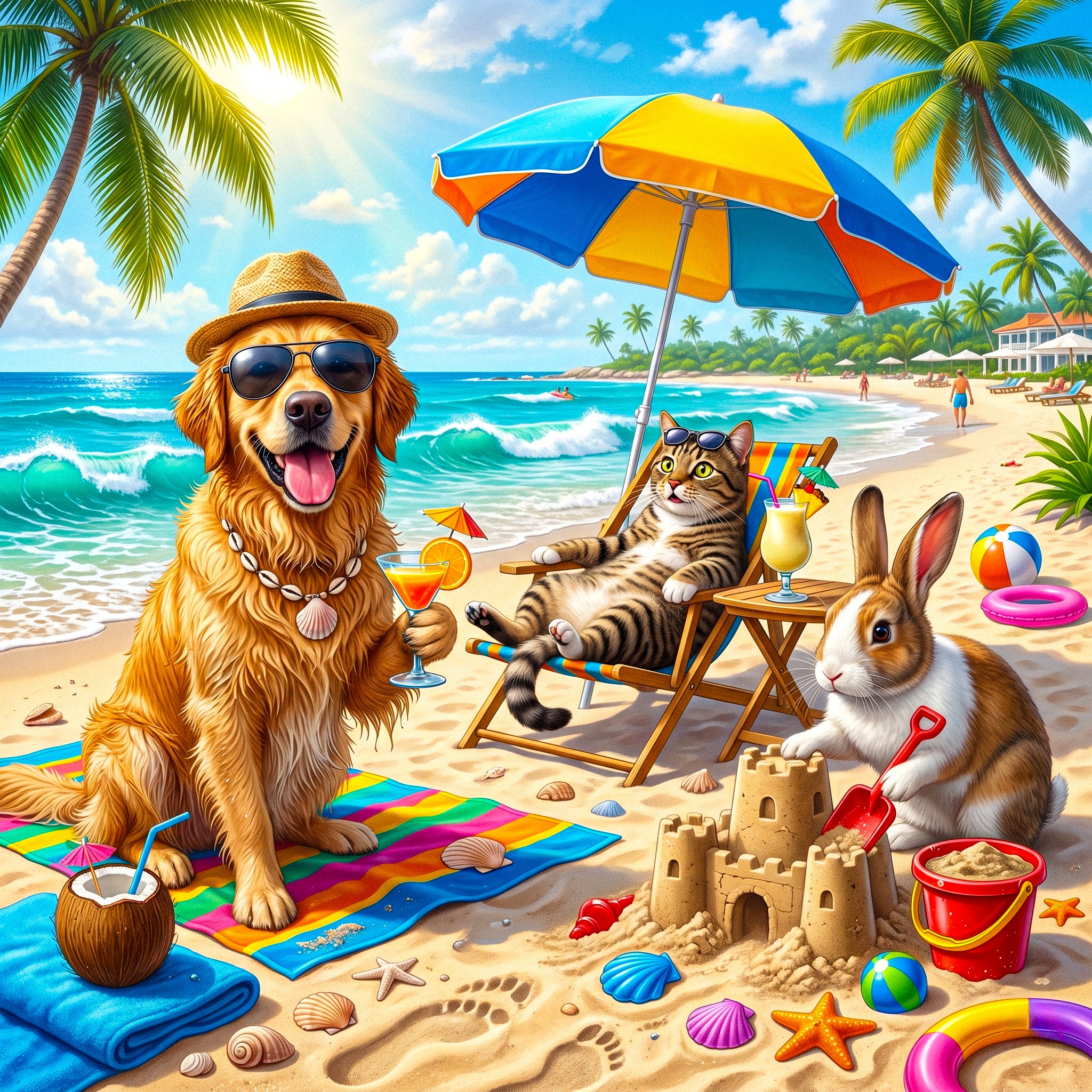 Beach Time jigsaw puzzle by GigglePaws