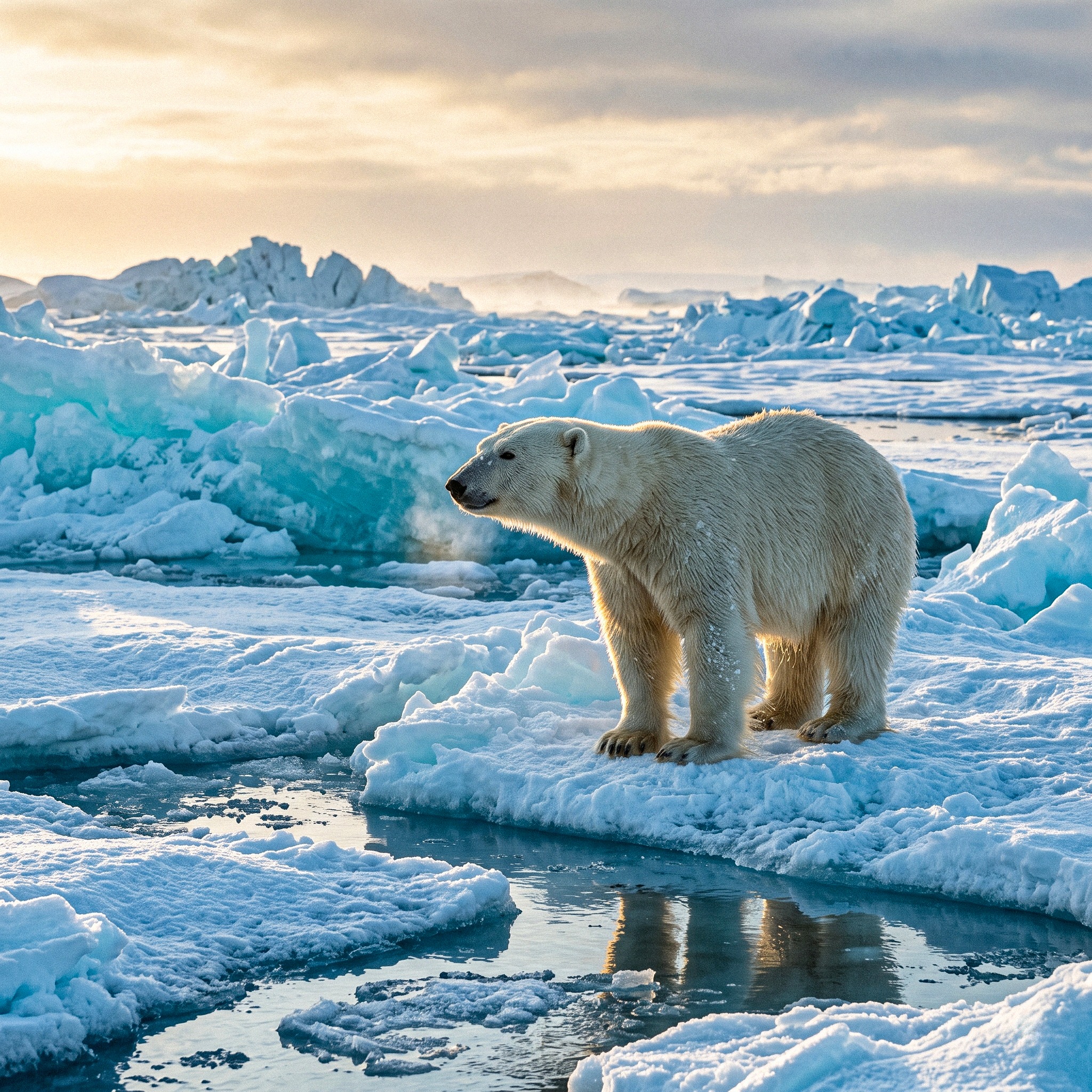 White Bear jigsaw puzzle by Animalia