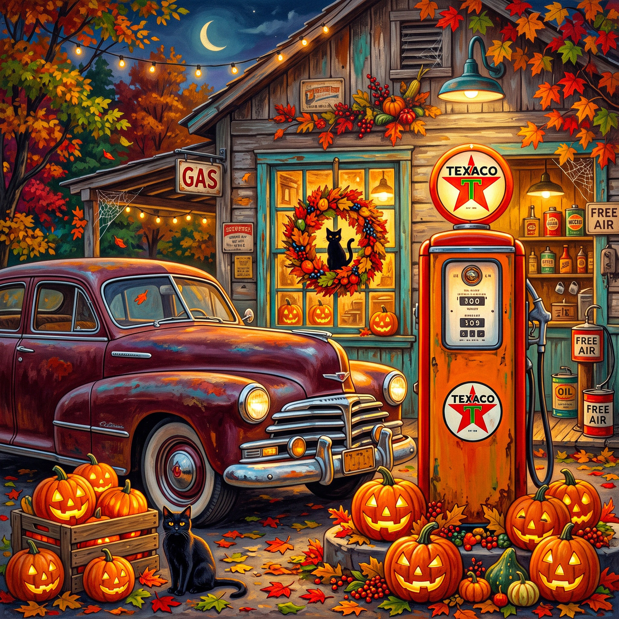 Gas Station jigsaw puzzle by Classic Art Jenny