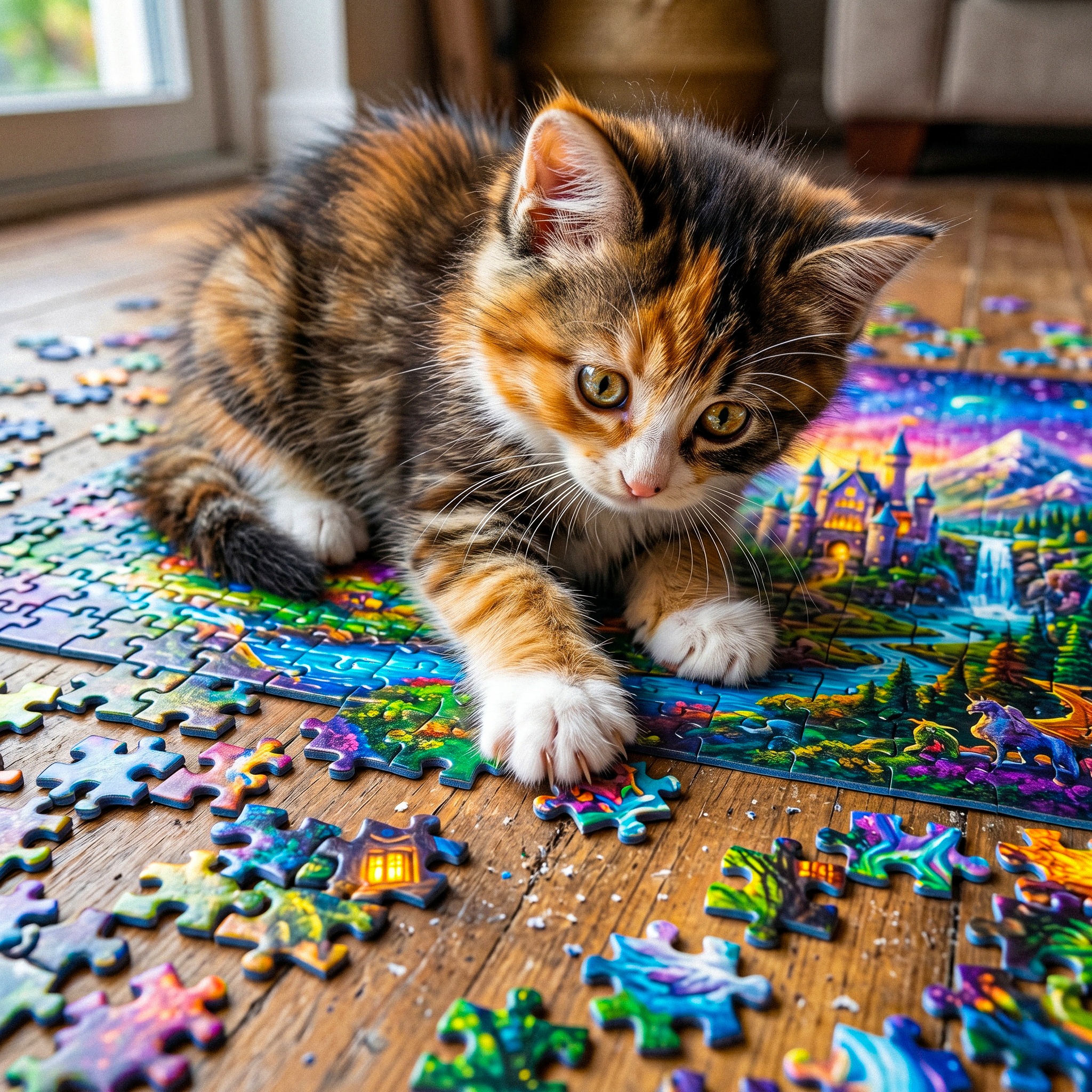 Cat Puzzle jigsaw puzzle by Gotiva