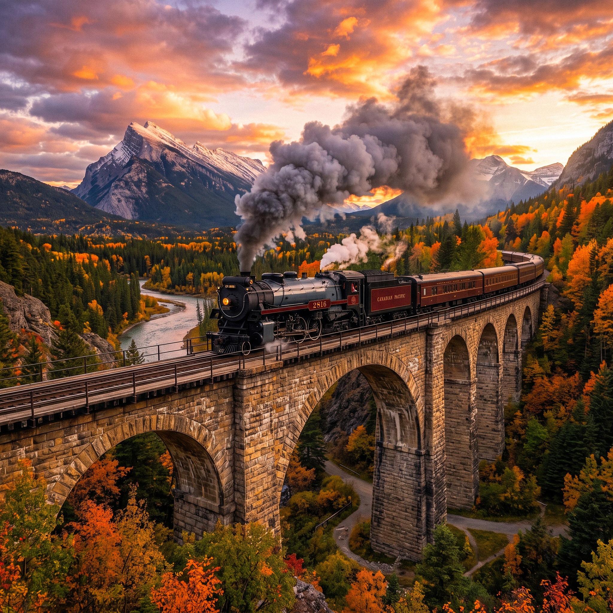 Train jigsaw puzzle by Gotiva