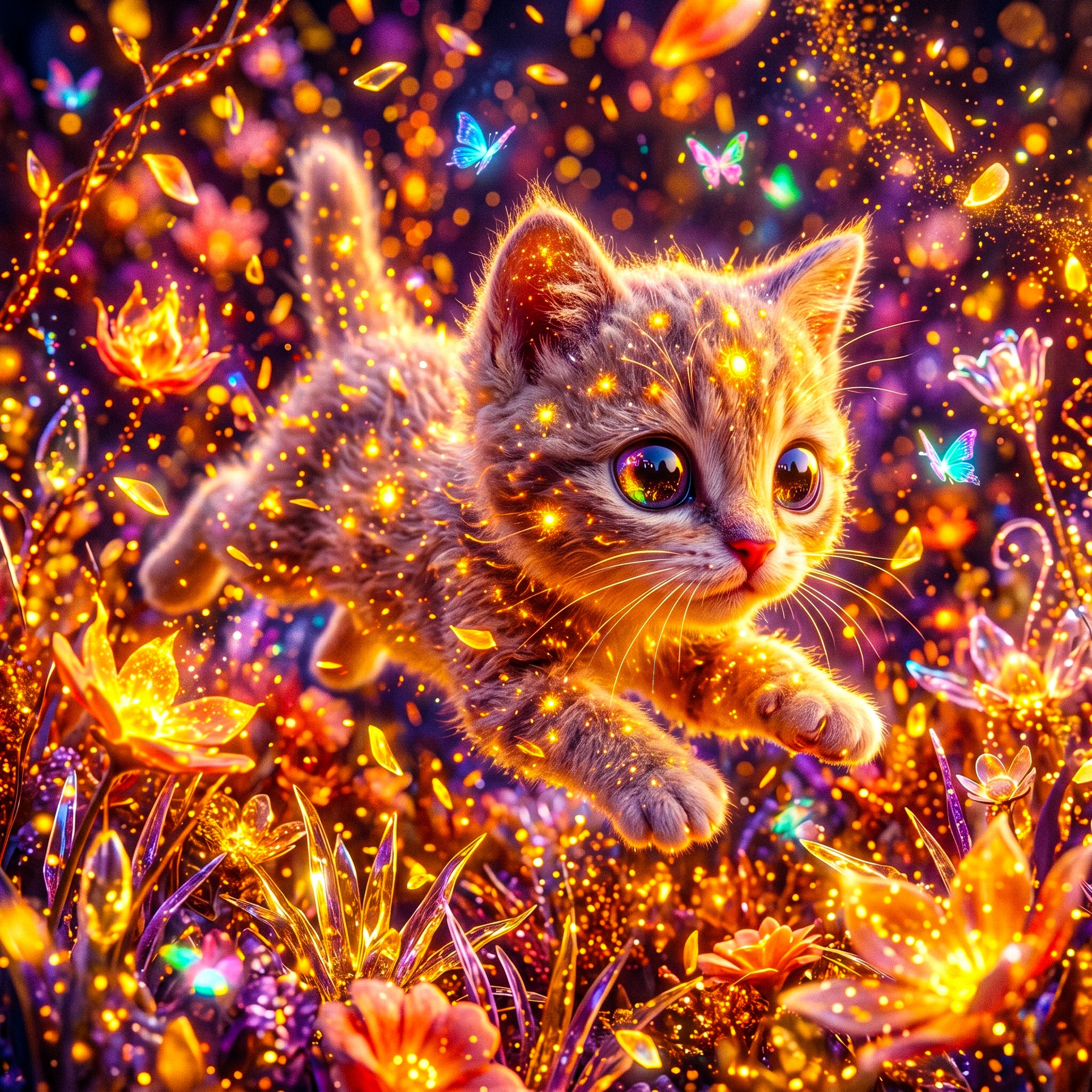 Golden Sparkle jigsaw puzzle by Gloam Puff