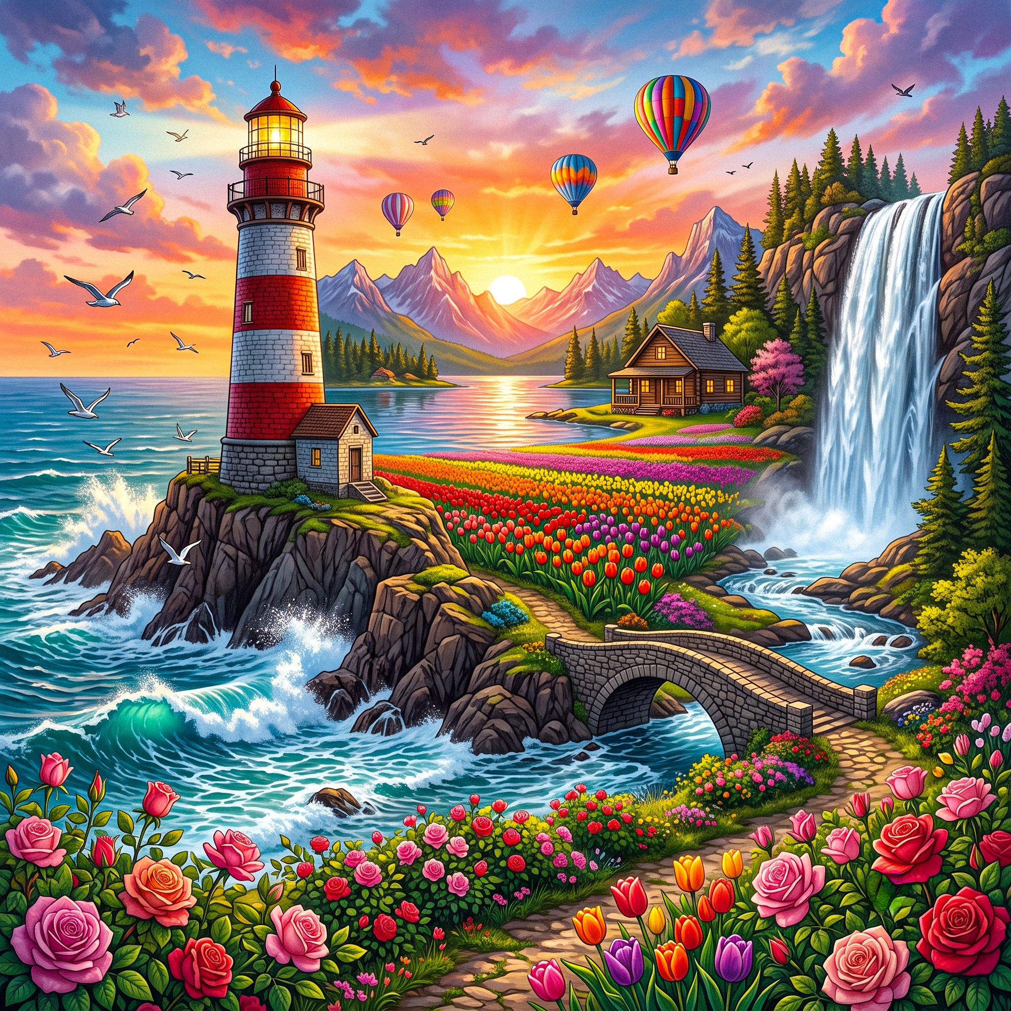 Lighthouse jigsaw puzzle by Classic Art Jenny