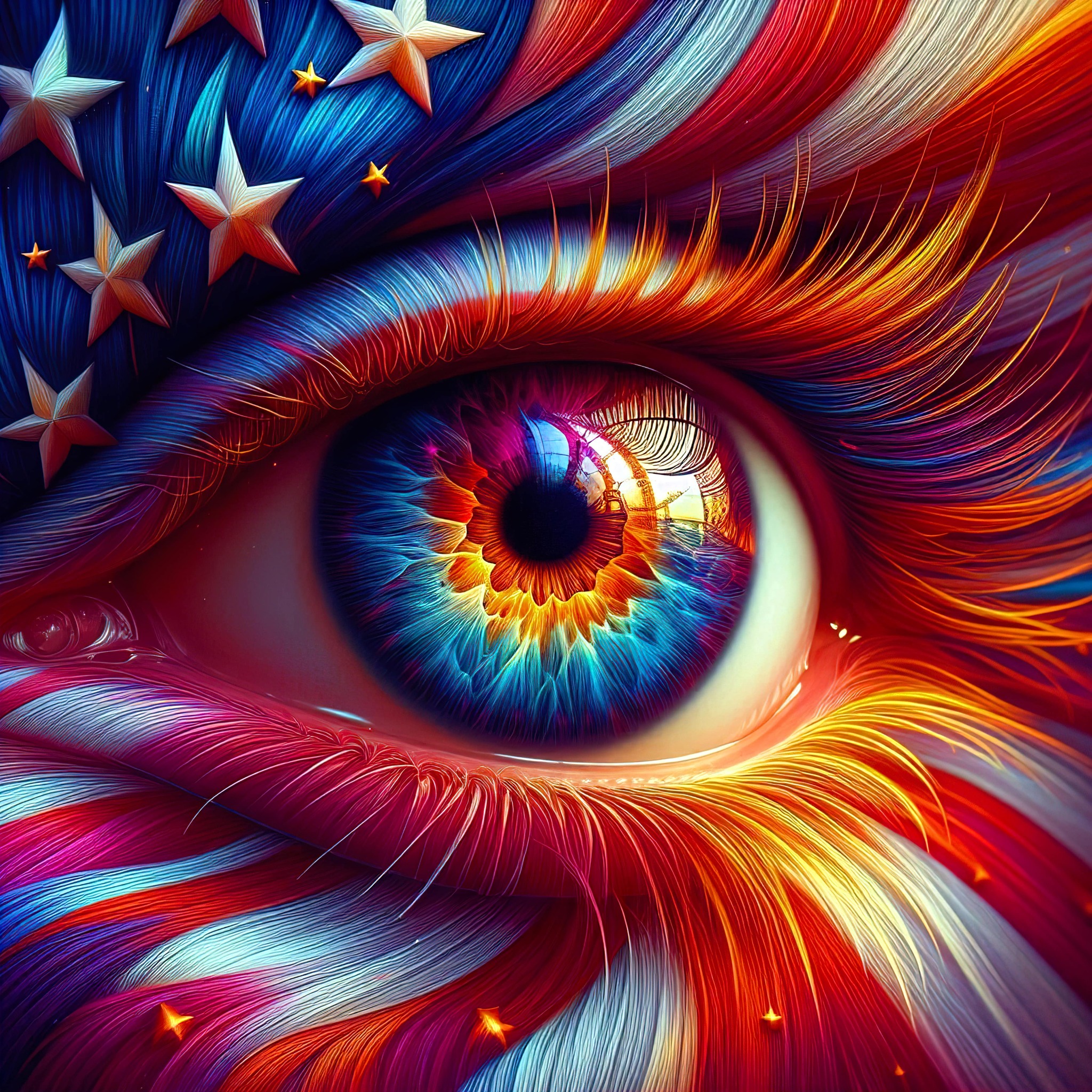 Patriot Eye jigsaw puzzle by Gotiva