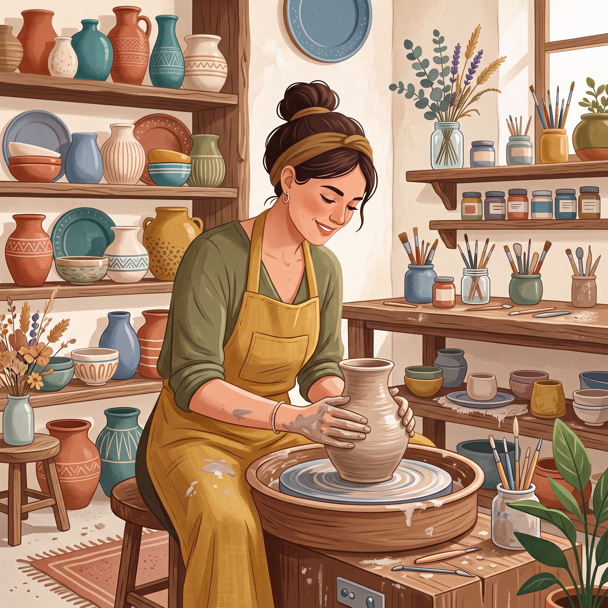Artist jigsaw puzzle by Gotiva