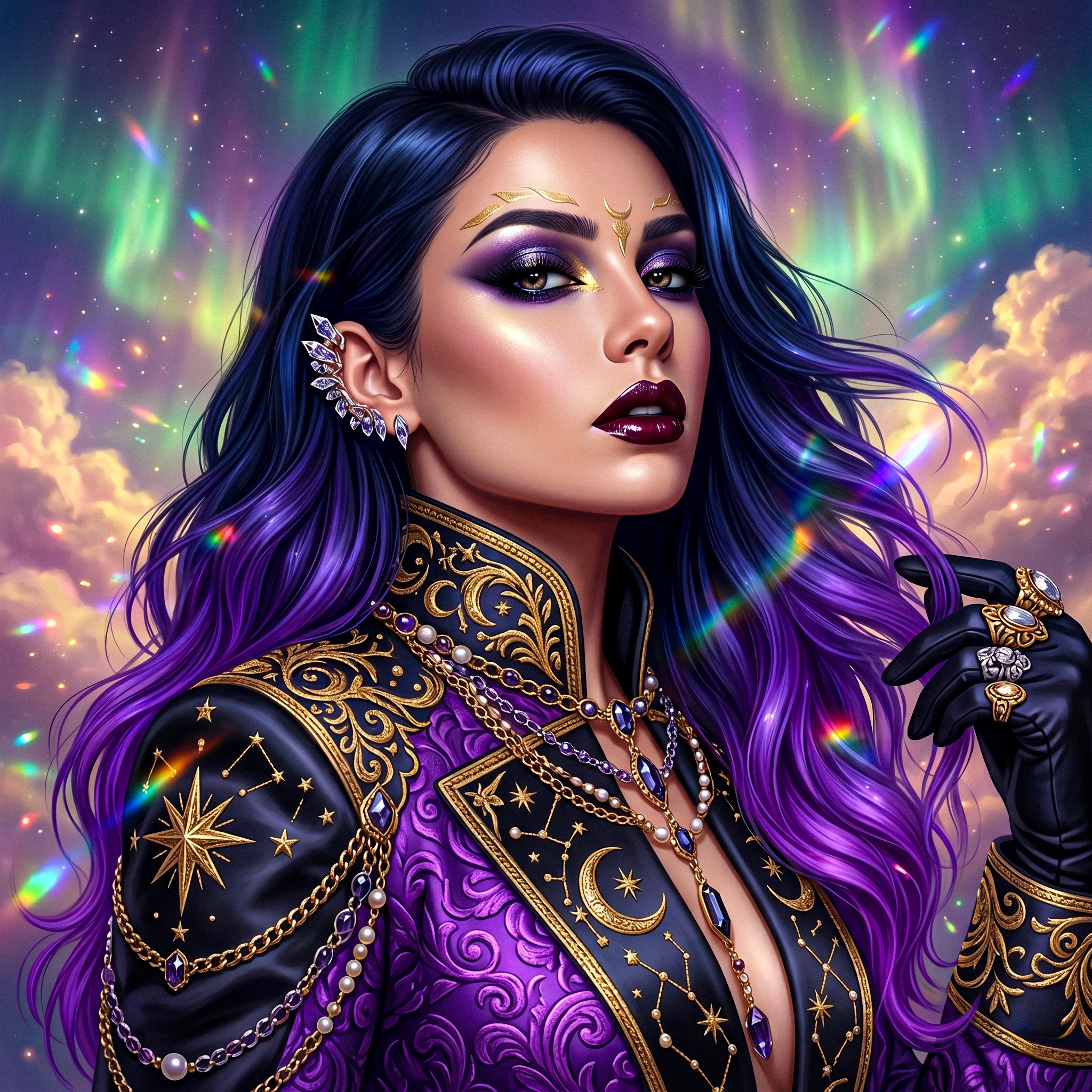 Violet Fashion jigsaw puzzle by Raven Veil