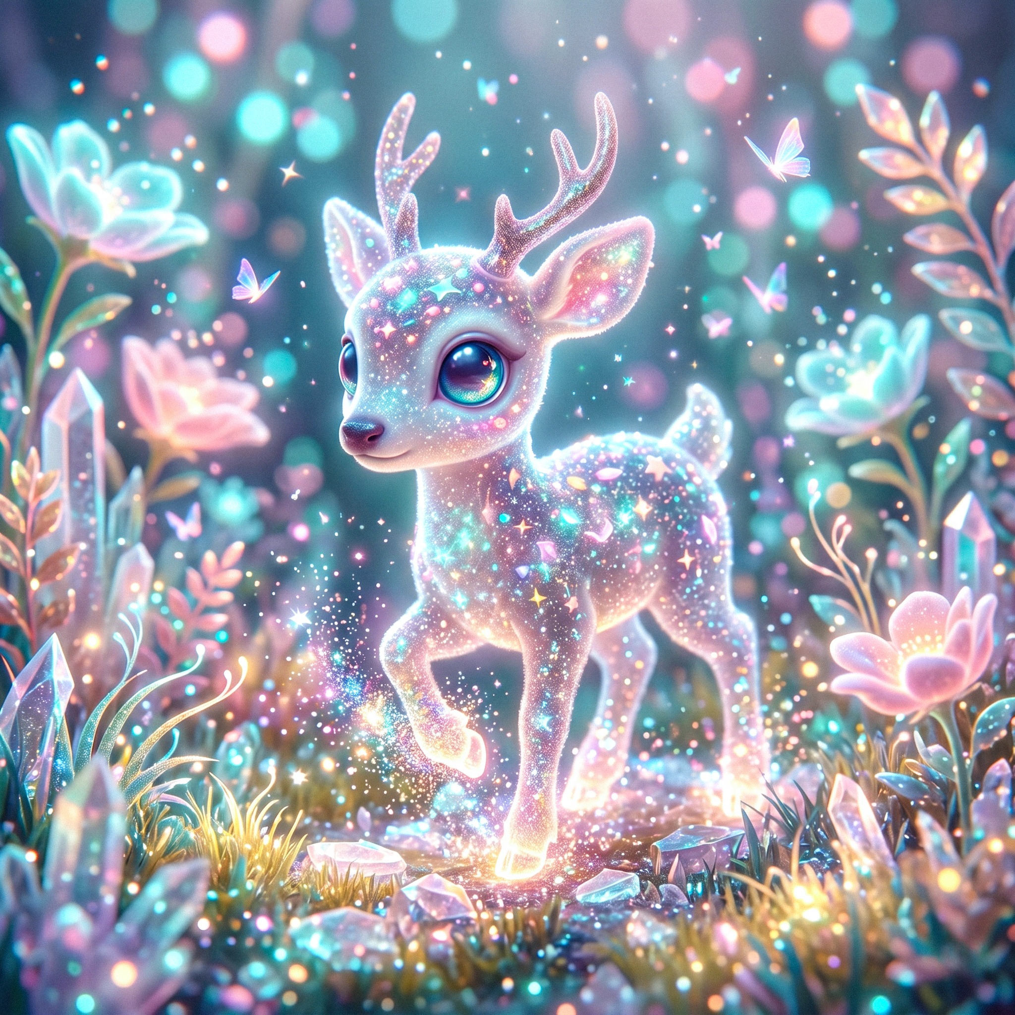 Magical Deer jigsaw puzzle by Gloam Puff