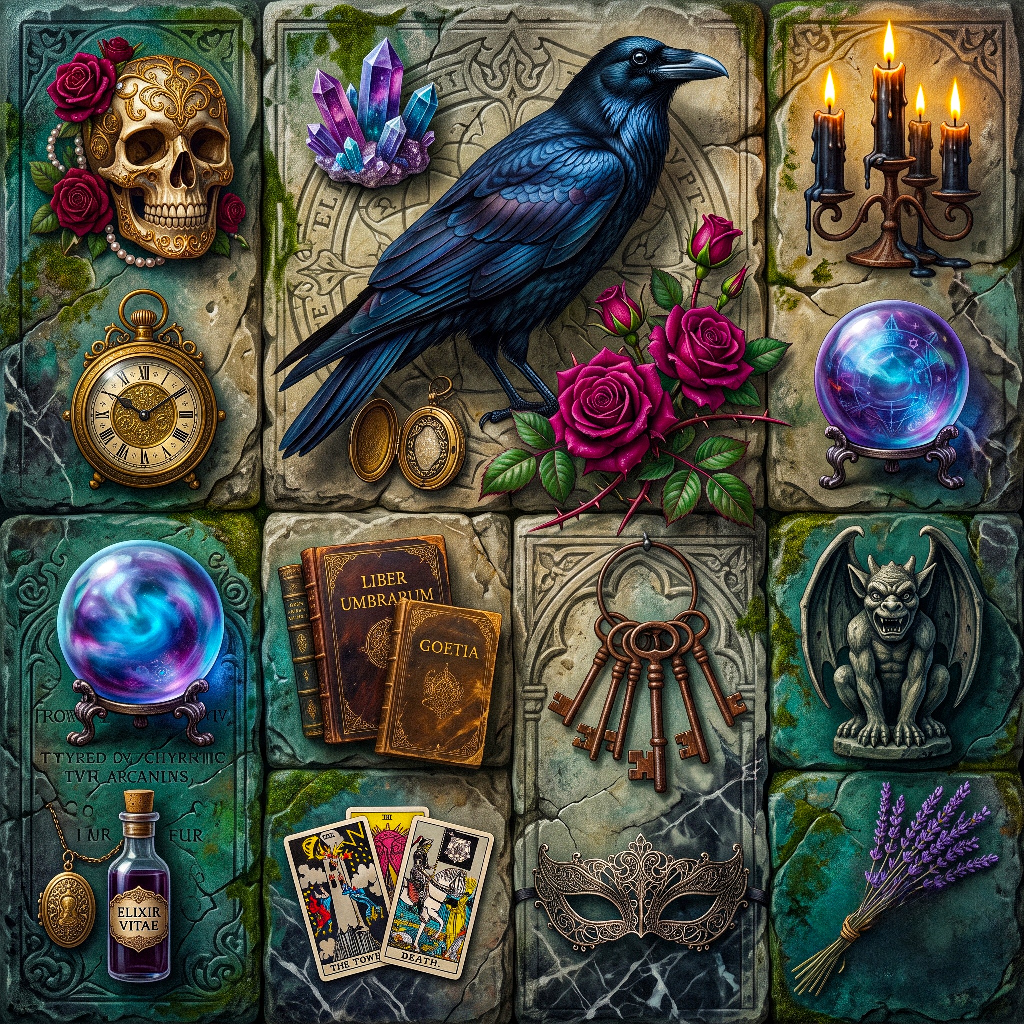 Collage jigsaw puzzle by Raven Veil