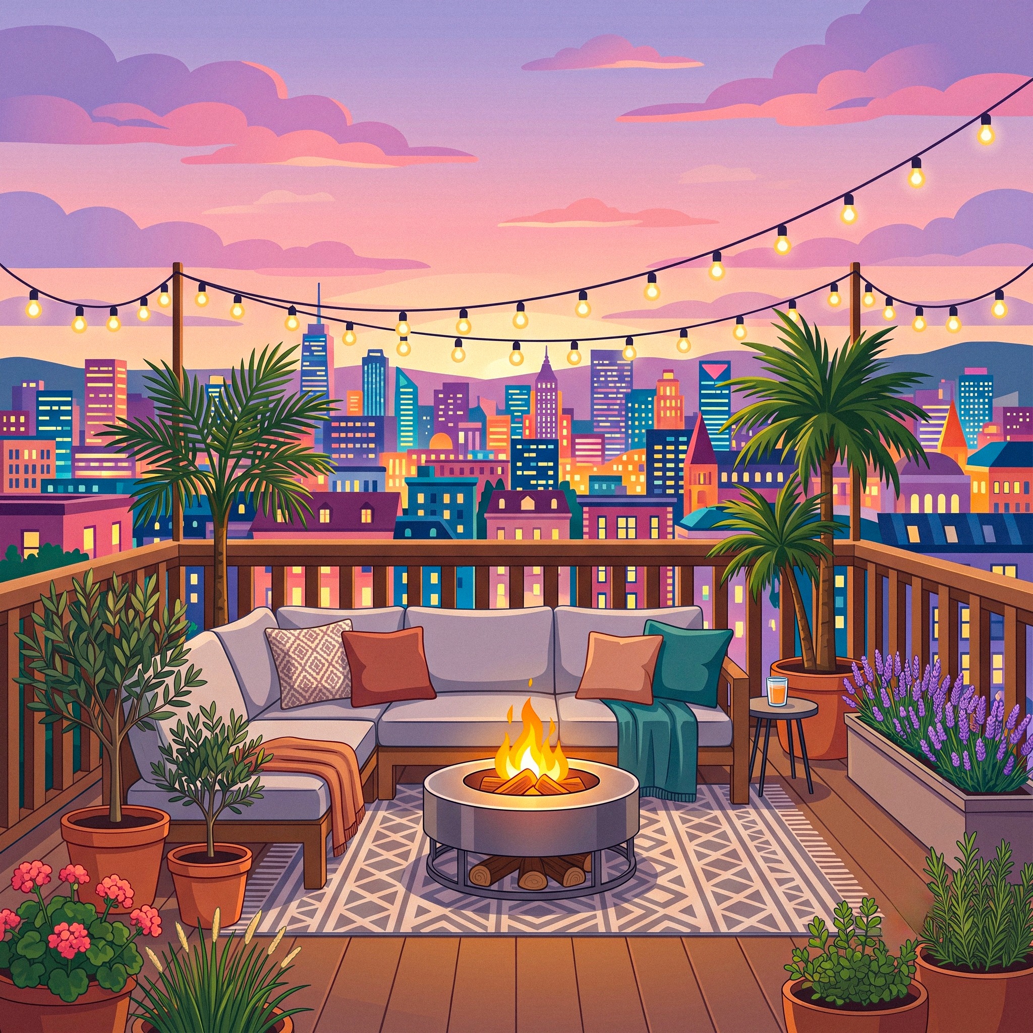 Chill Place jigsaw puzzle by Lofi Canvas