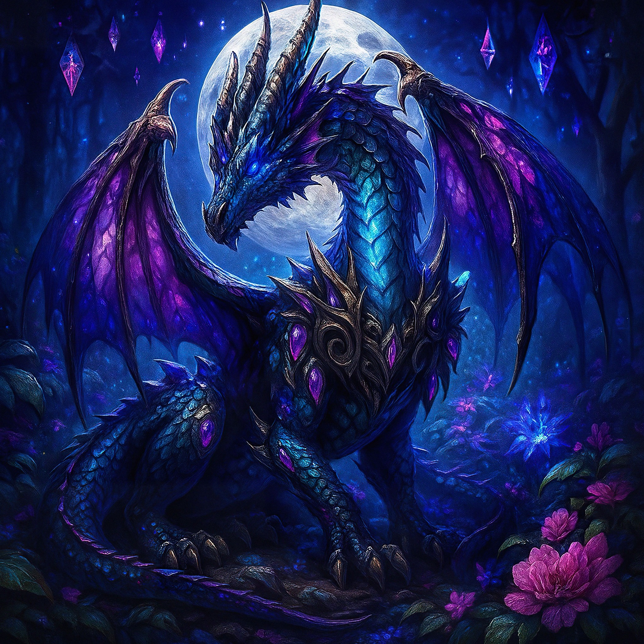 Blue Dragon jigsaw puzzle by Gotiva