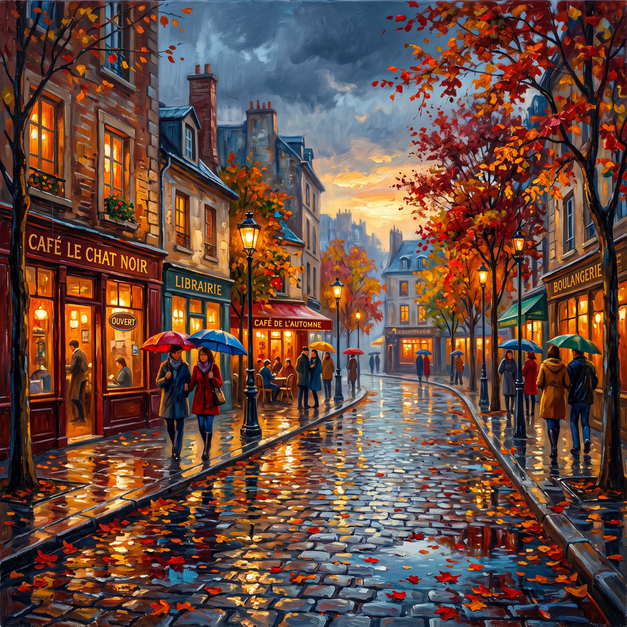 Rain City jigsaw puzzle by Gotiva