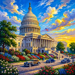White House jigsaw puzzle by Classic Art Jenny