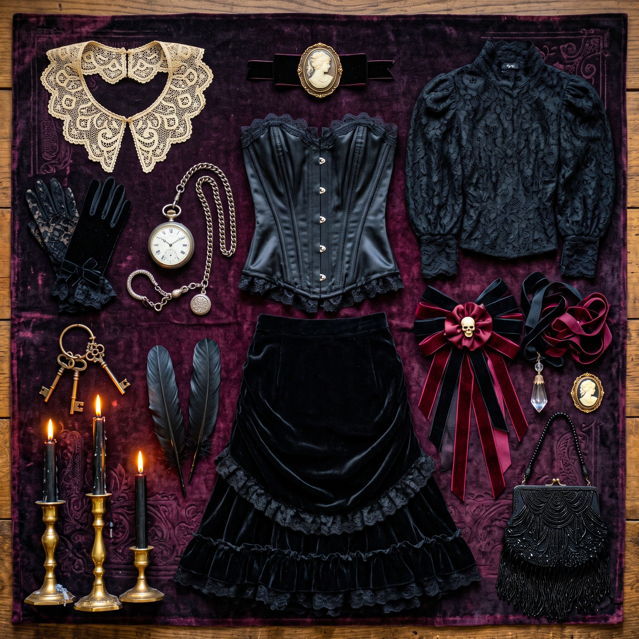 Goth Clothes jigsaw puzzle by Raven Veil