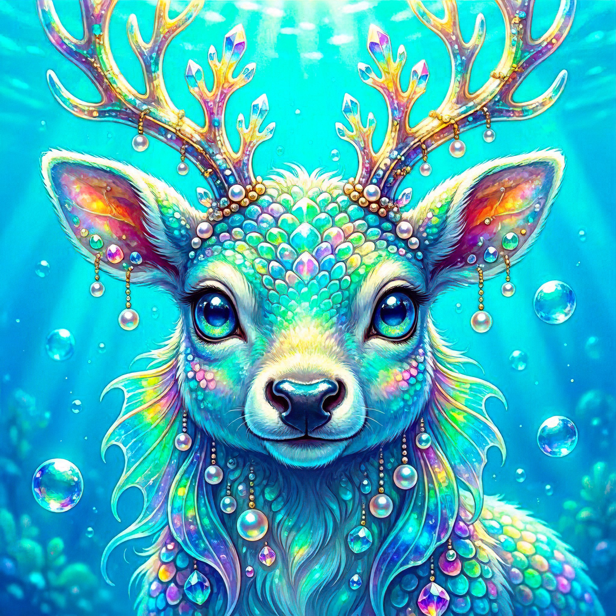 Ocean Deer jigsaw puzzle by Gotiva
