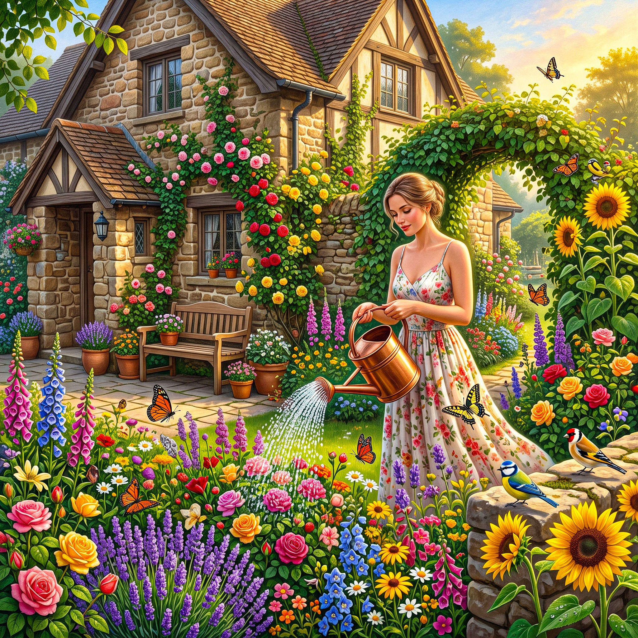 Garden Work jigsaw puzzle by Gotiva