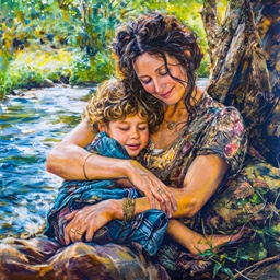 Motherhood strength jigsaw puzzle by Gotiva