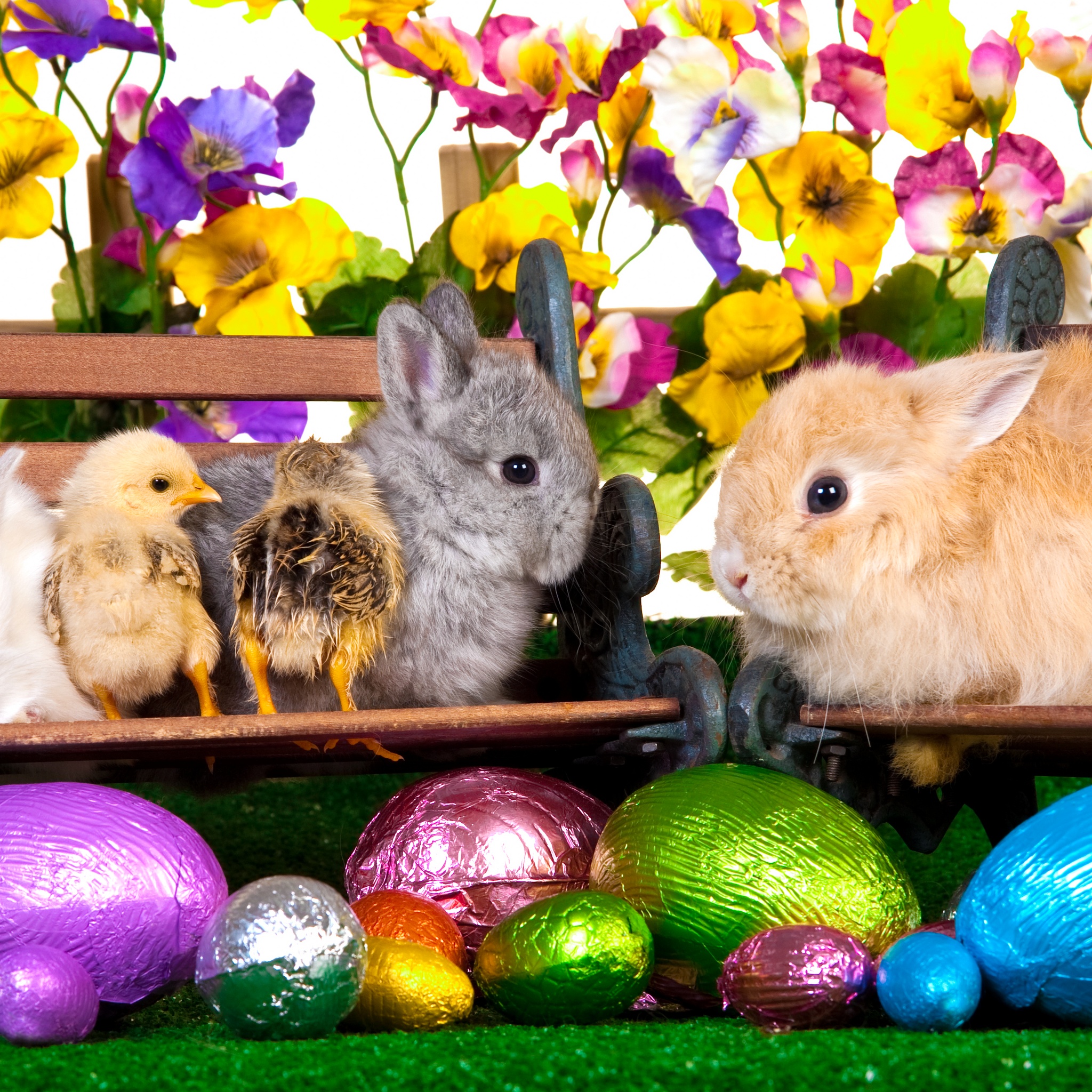 Cute Easter Friends jigsaw puzzle by Gotiva