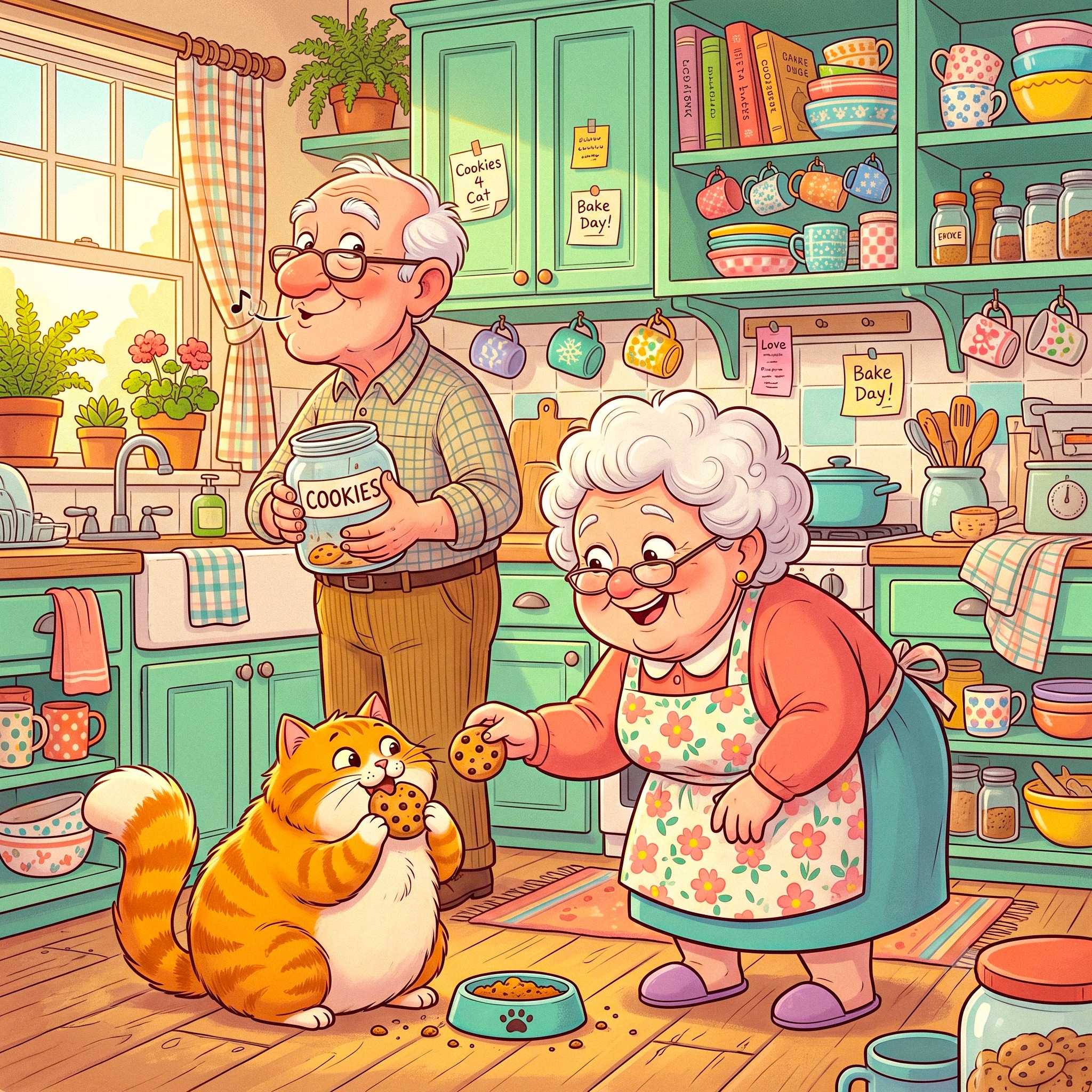Sweet Dinner jigsaw puzzle by Grandpa Doodle