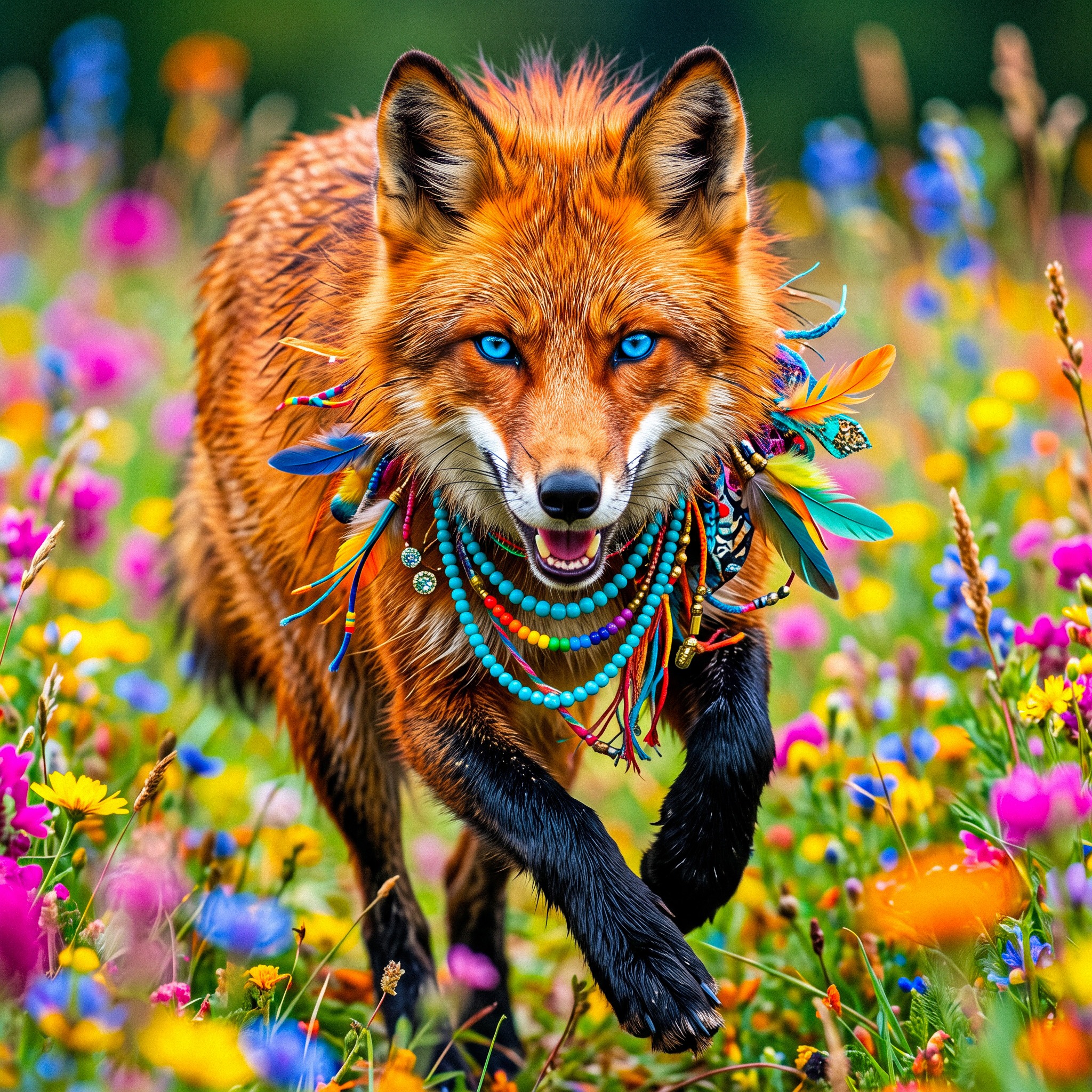 Long Leg Fox jigsaw puzzle by Animalia