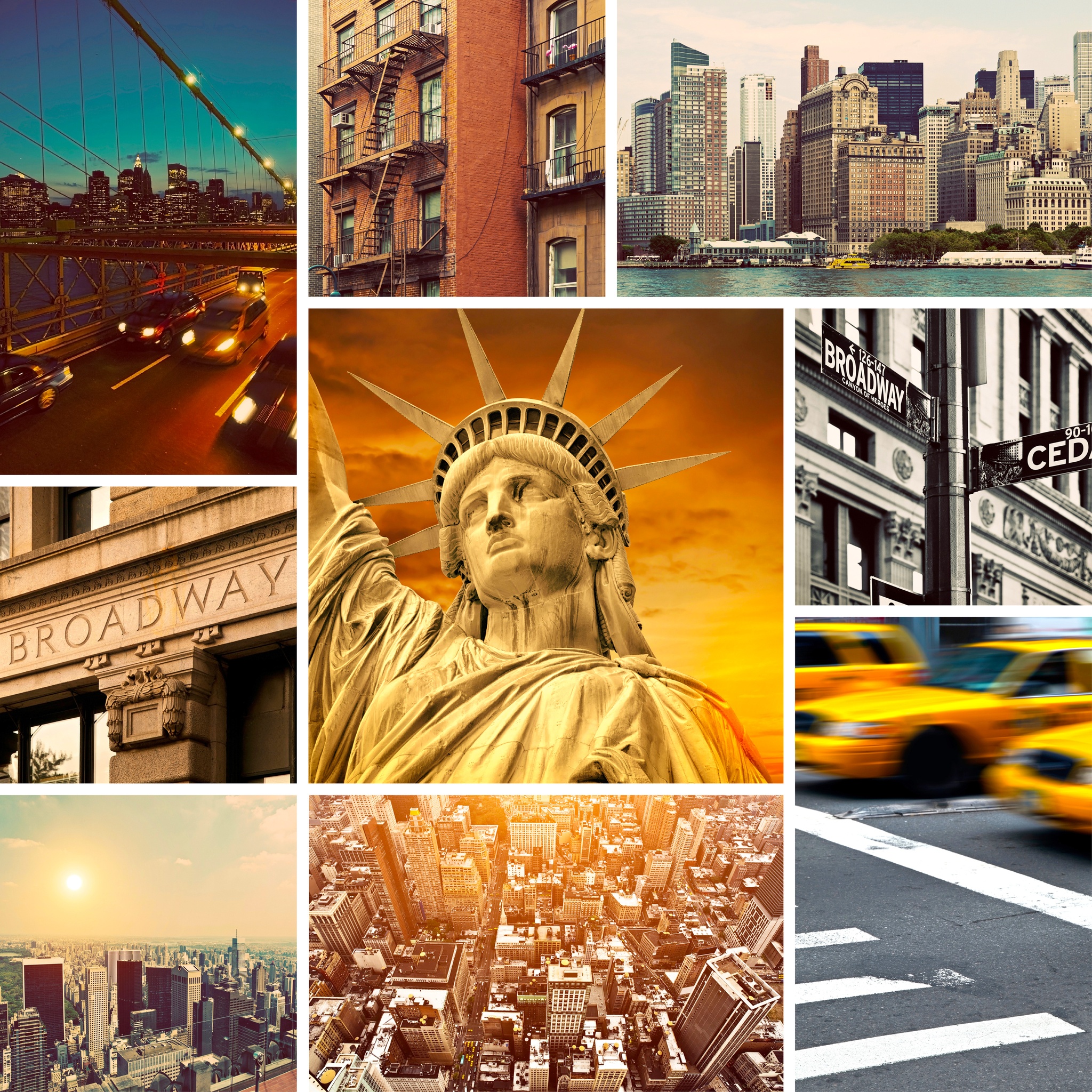 New York City Landmarks jigsaw puzzle by Gotiva