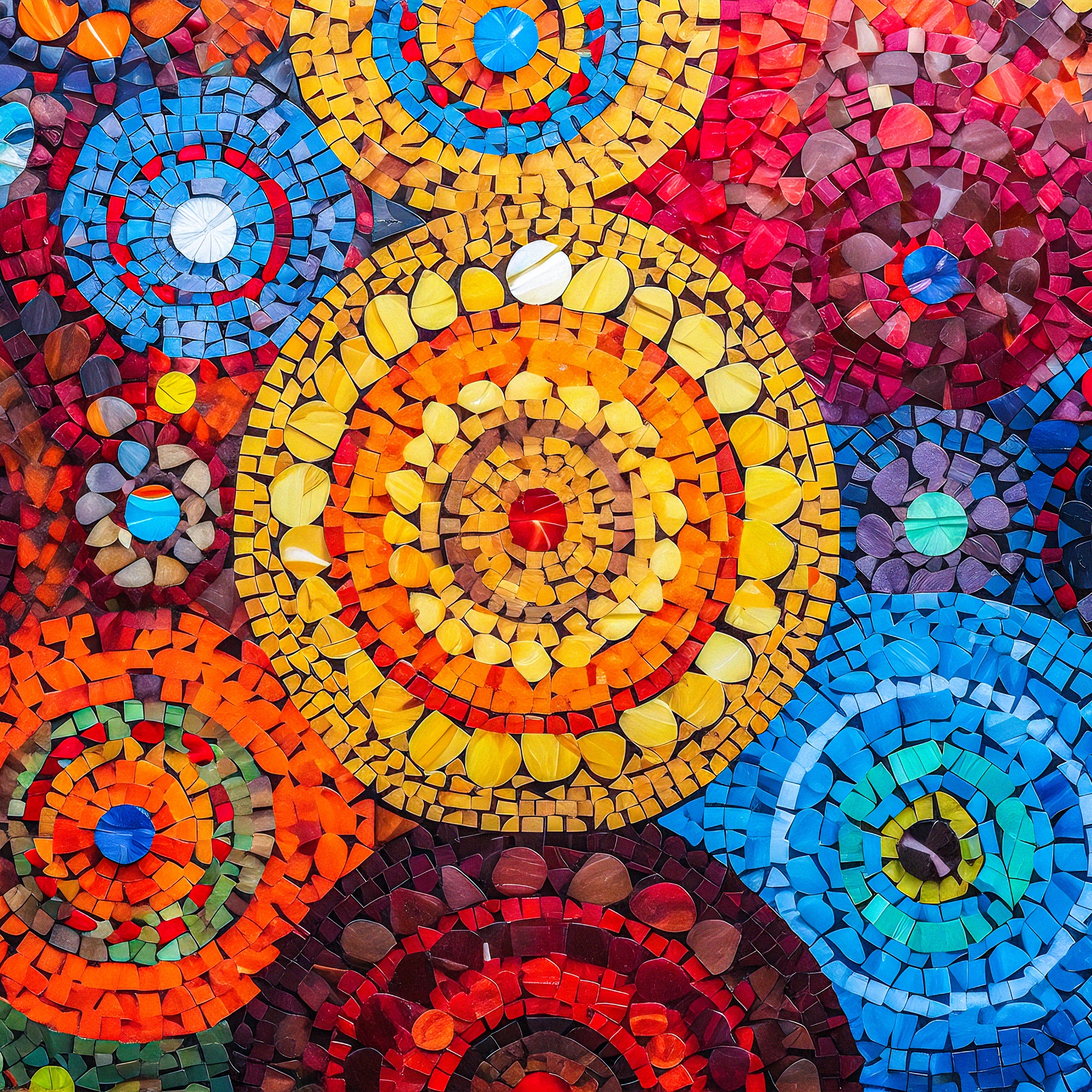 Mesmerizing Mandala Mosaic jigsaw puzzle by Gotiva