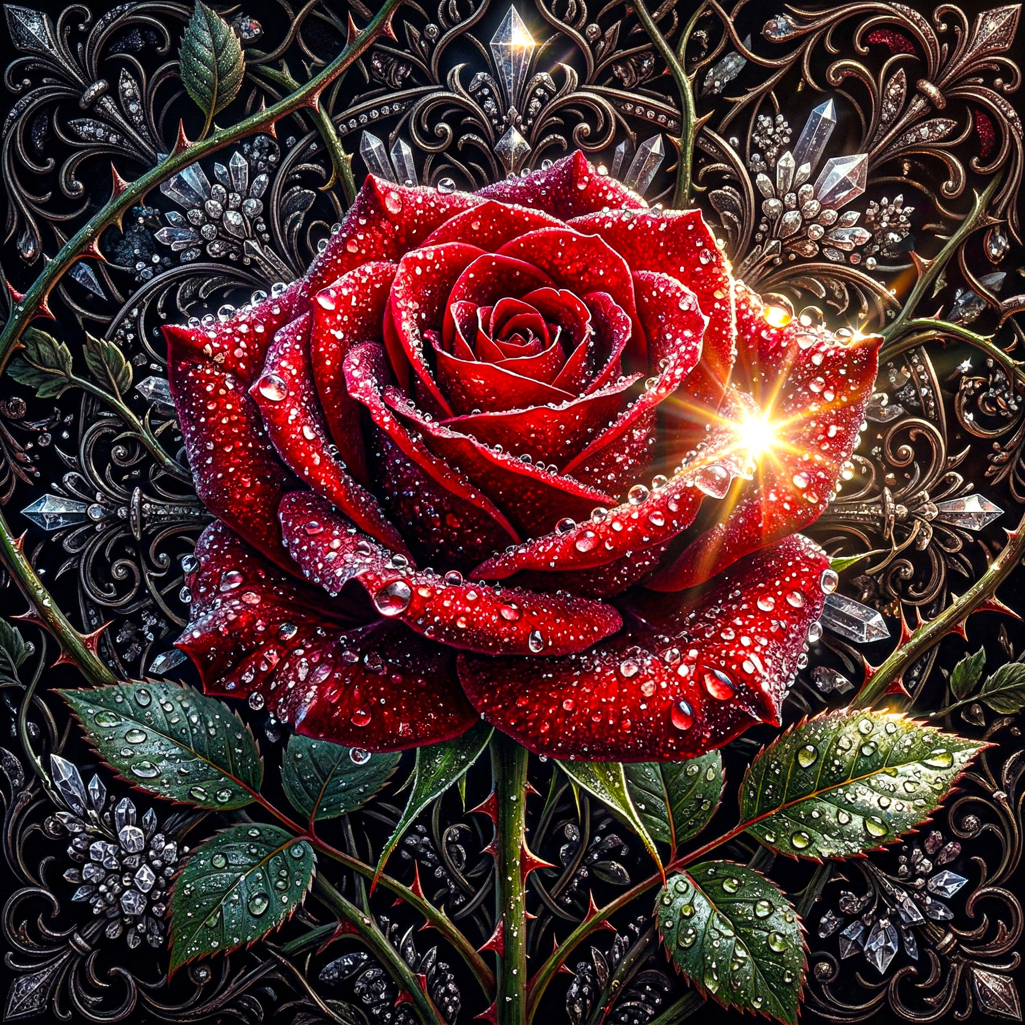 Rose jigsaw puzzle by Raven Veil