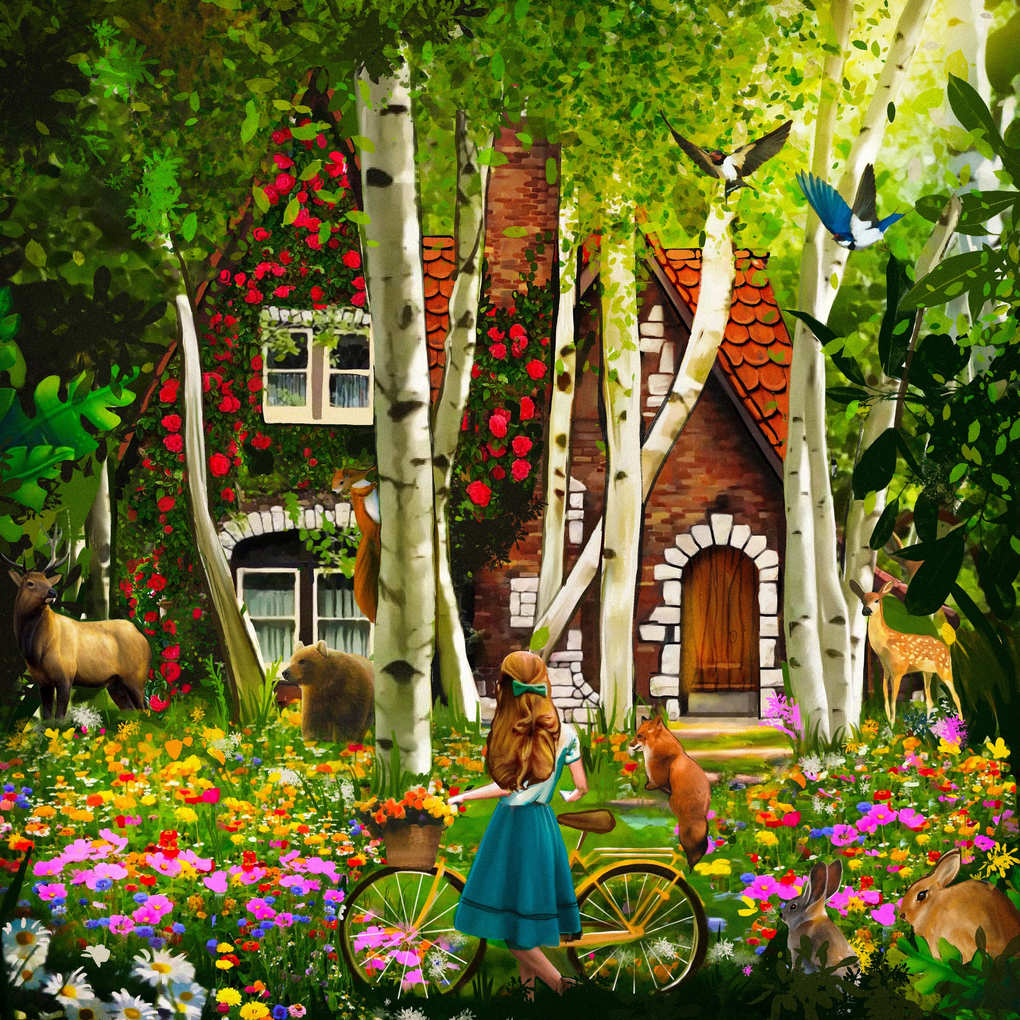 Fantasy Forest jigsaw puzzle by Gotiva