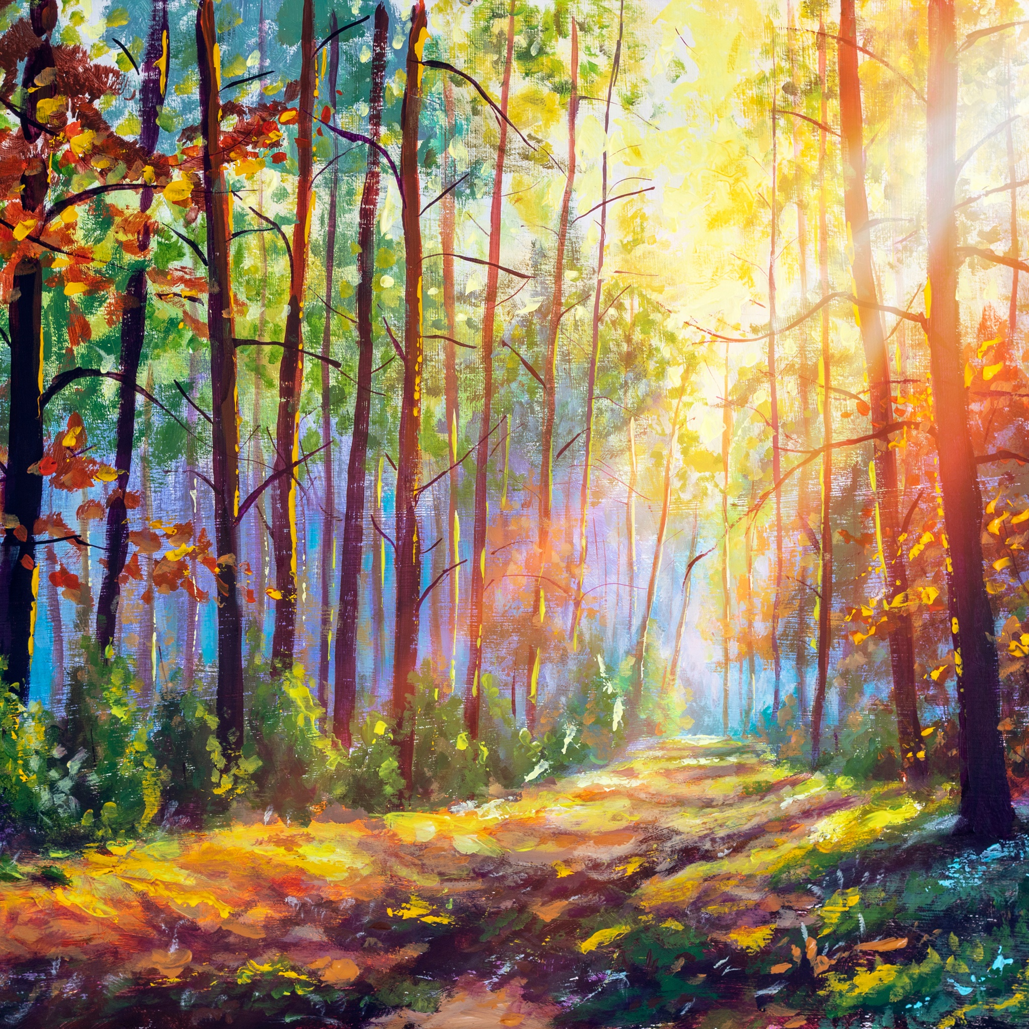 Gorgeous forest in autumn jigsaw puzzle by Gotiva