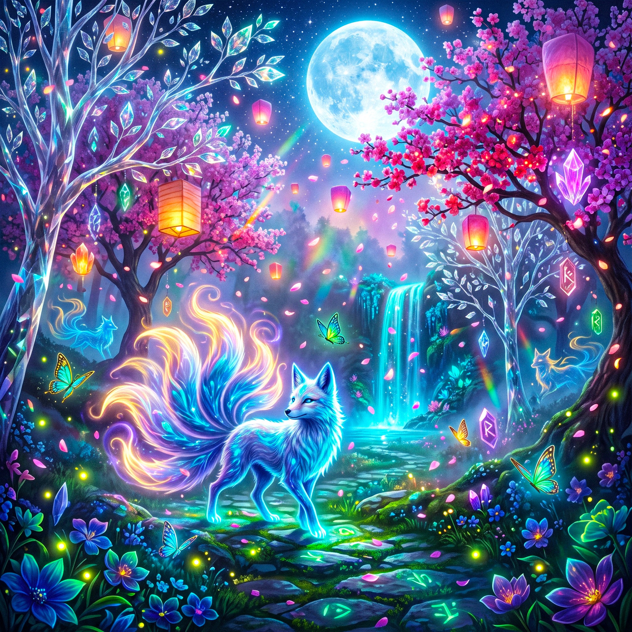 Fox jigsaw puzzle by Aria Solenne